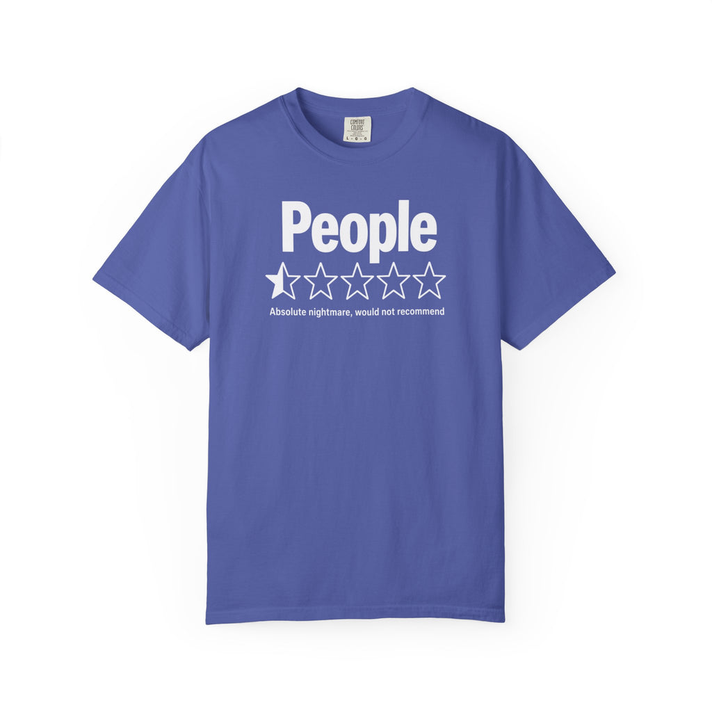 People 1-Star Rating T-Shirt — Funny Anti-Social Graphic Tee