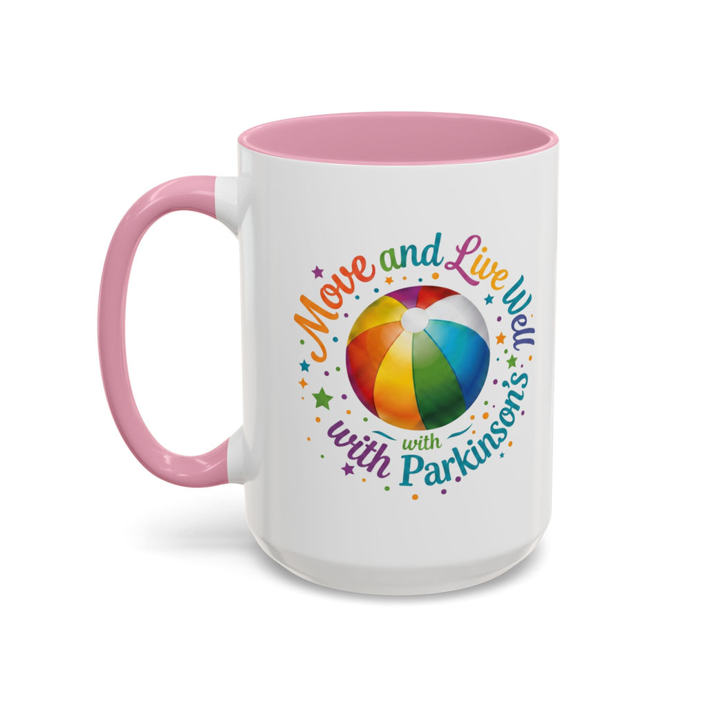 Move Live Well Parkinsons Debra Colorful Mugs (11oz, 15oz)