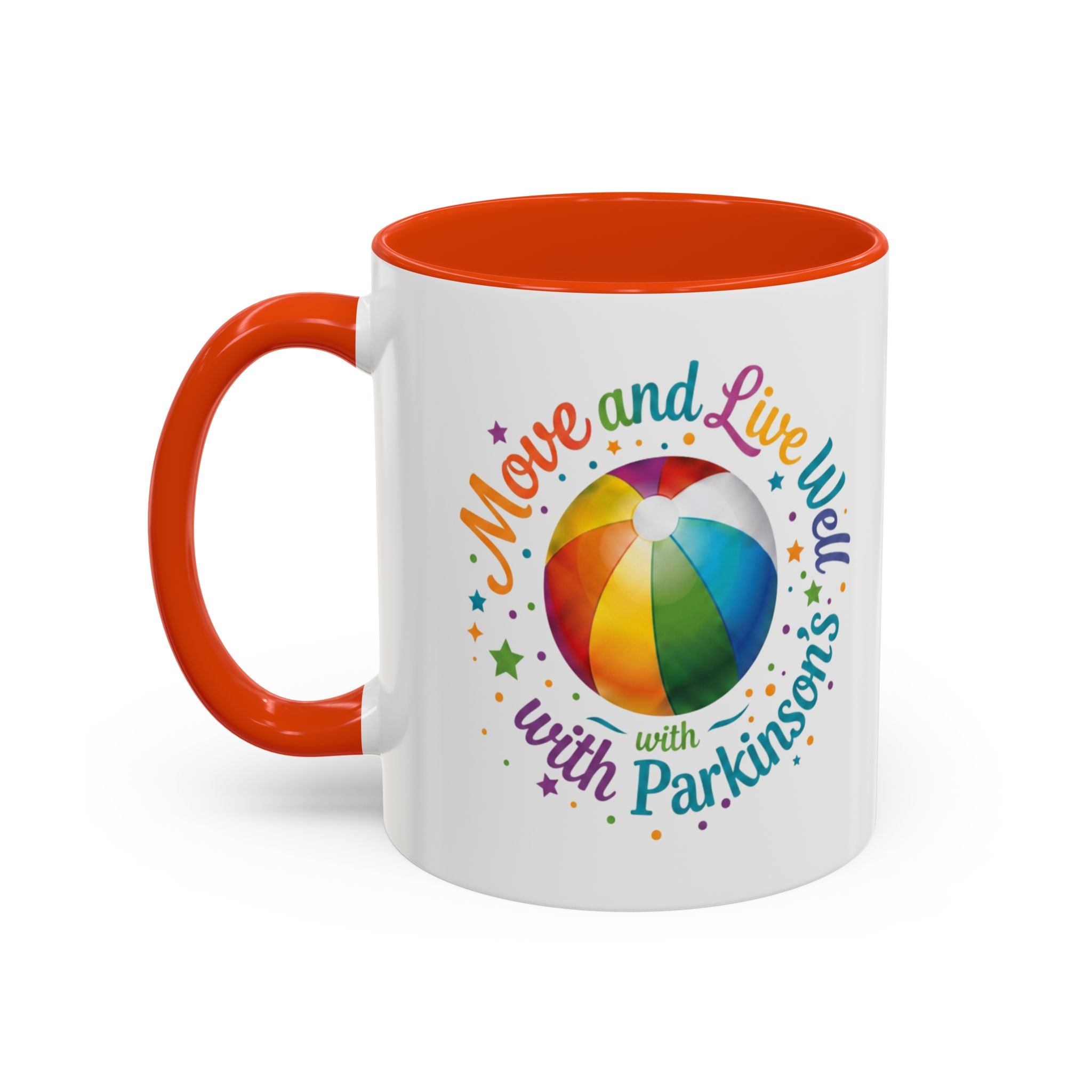 Move Live Well Parkinsons Debra Colorful Mugs (11oz, 15oz)