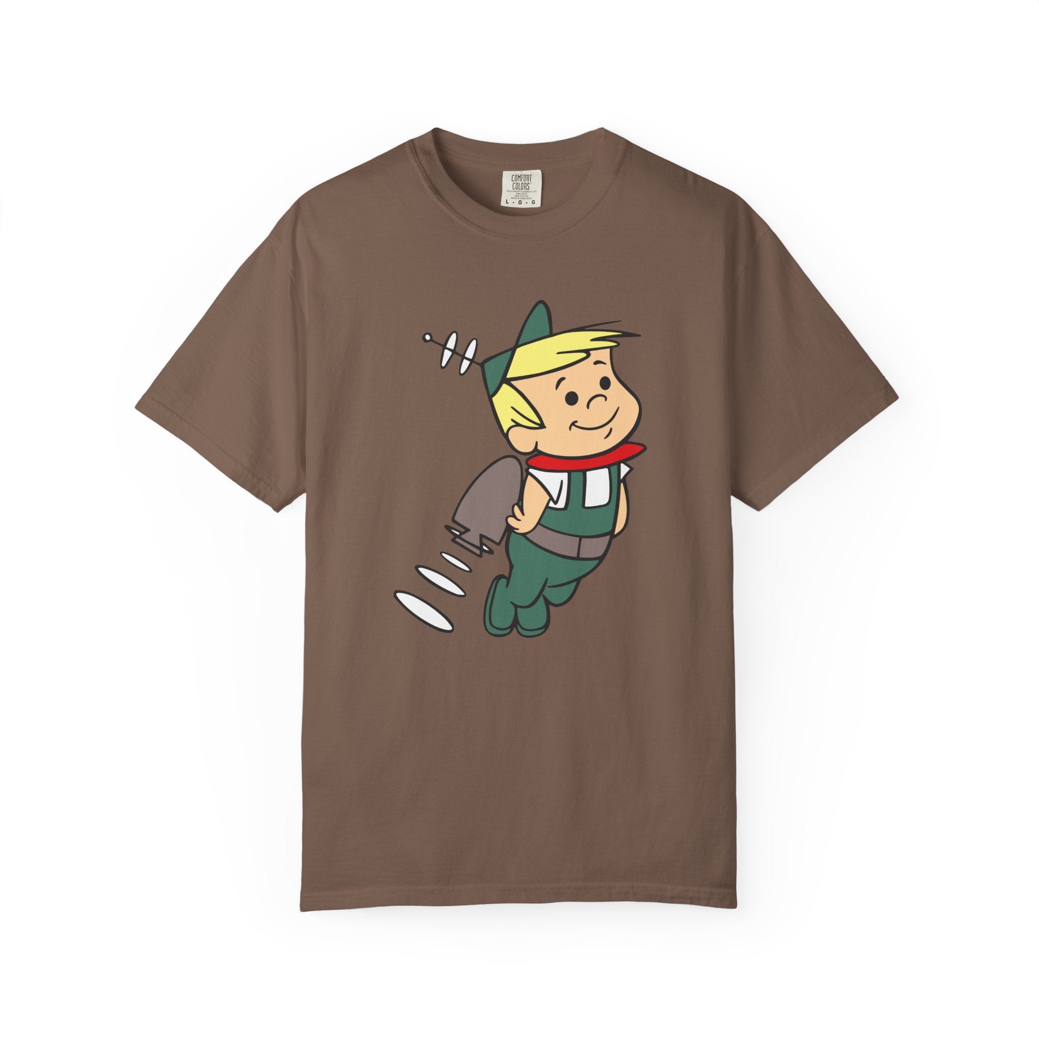 Retro Elroy Jetson Cartoon Tee — Vintage-Space Kid Rocket Graphic T-Shirt
