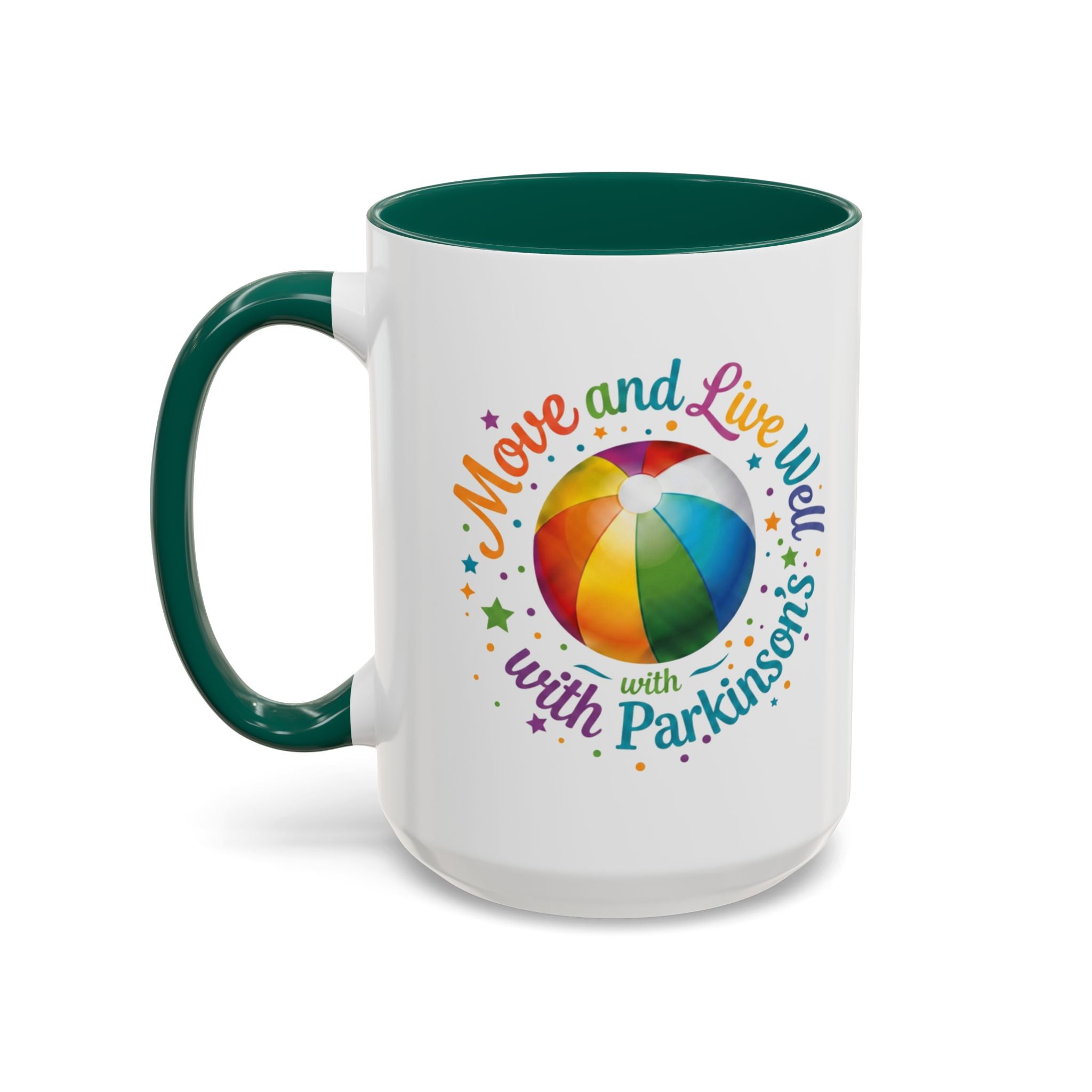 Move Live Well Parkinsons Debra Colorful Mugs (11oz, 15oz)
