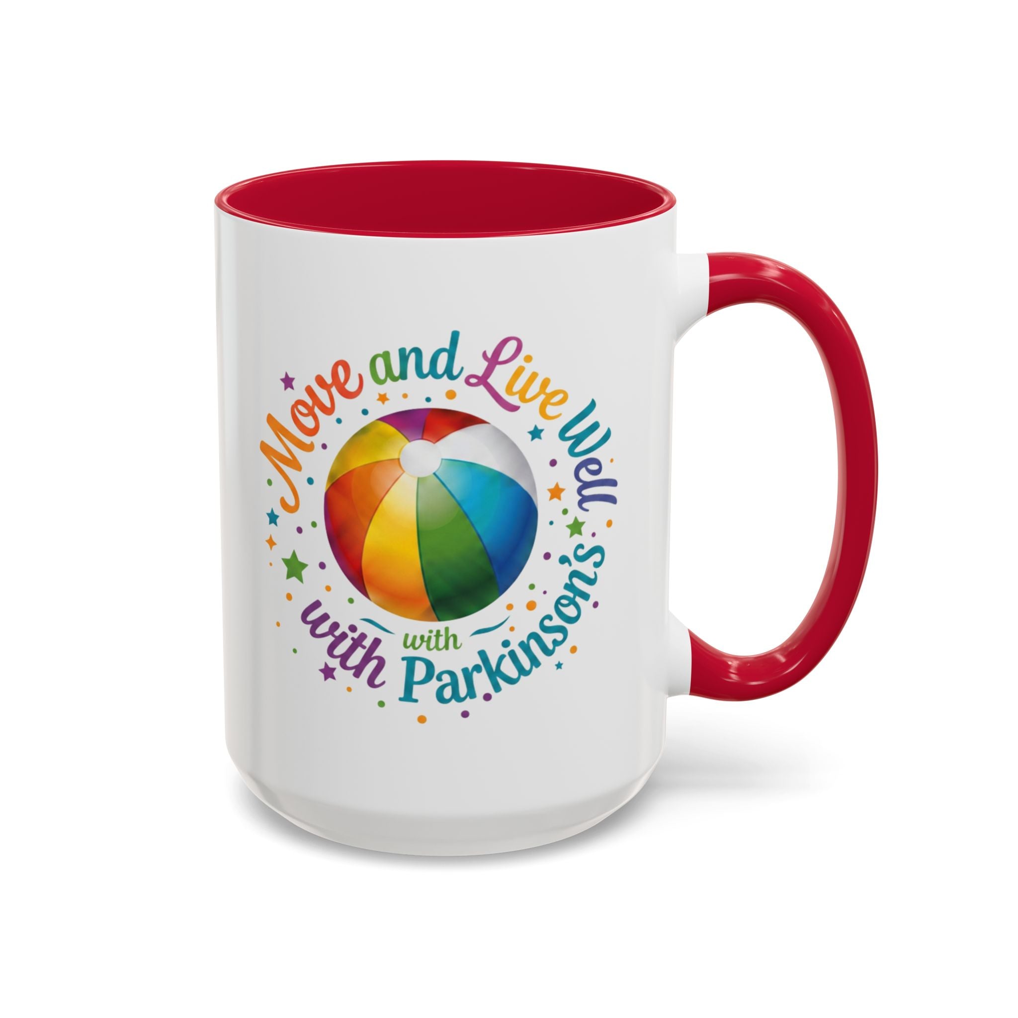 Move Live Well Parkinsons Debra Colorful Mugs (11oz, 15oz)