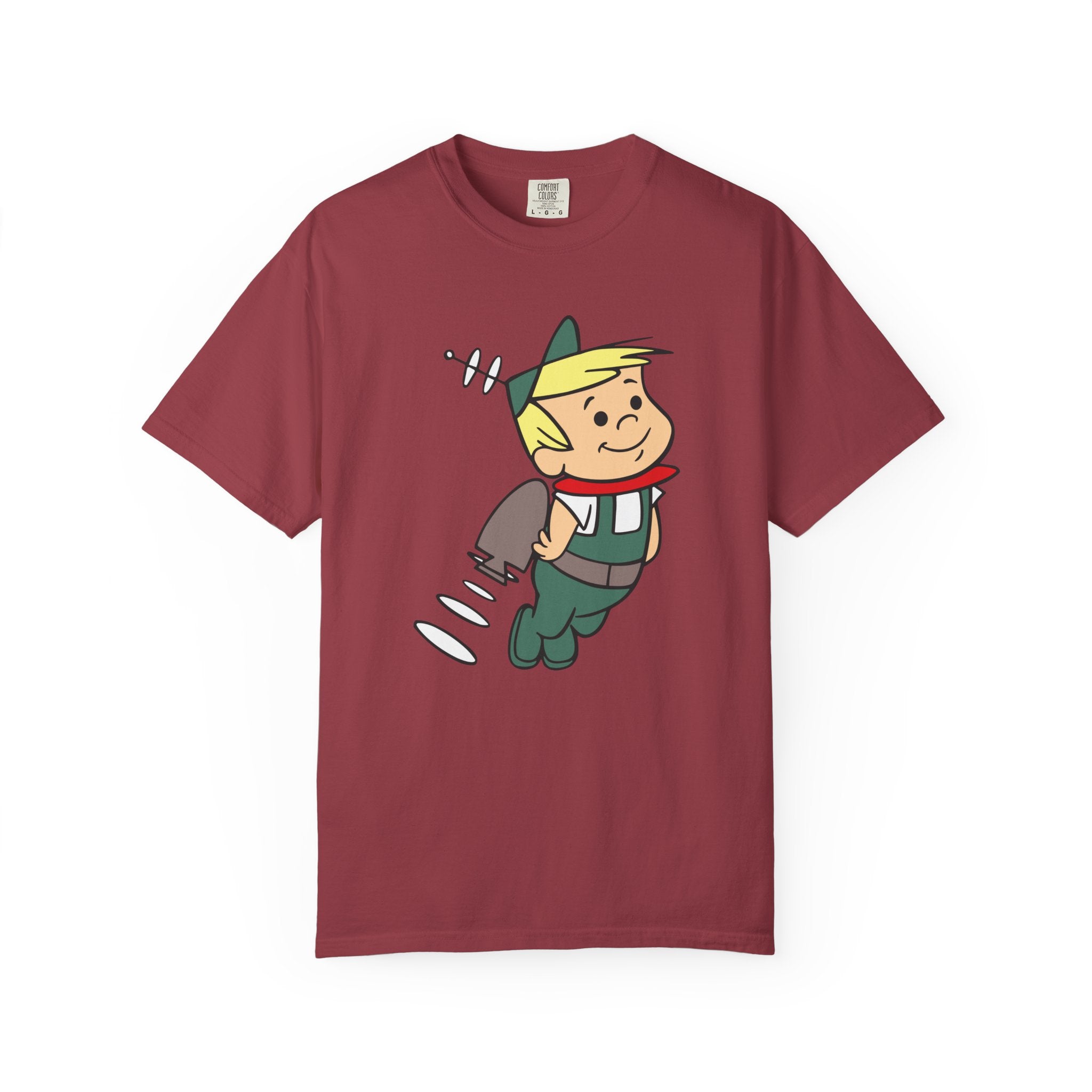 Retro Elroy Jetson Cartoon Tee — Vintage-Space Kid Rocket Graphic T-Shirt