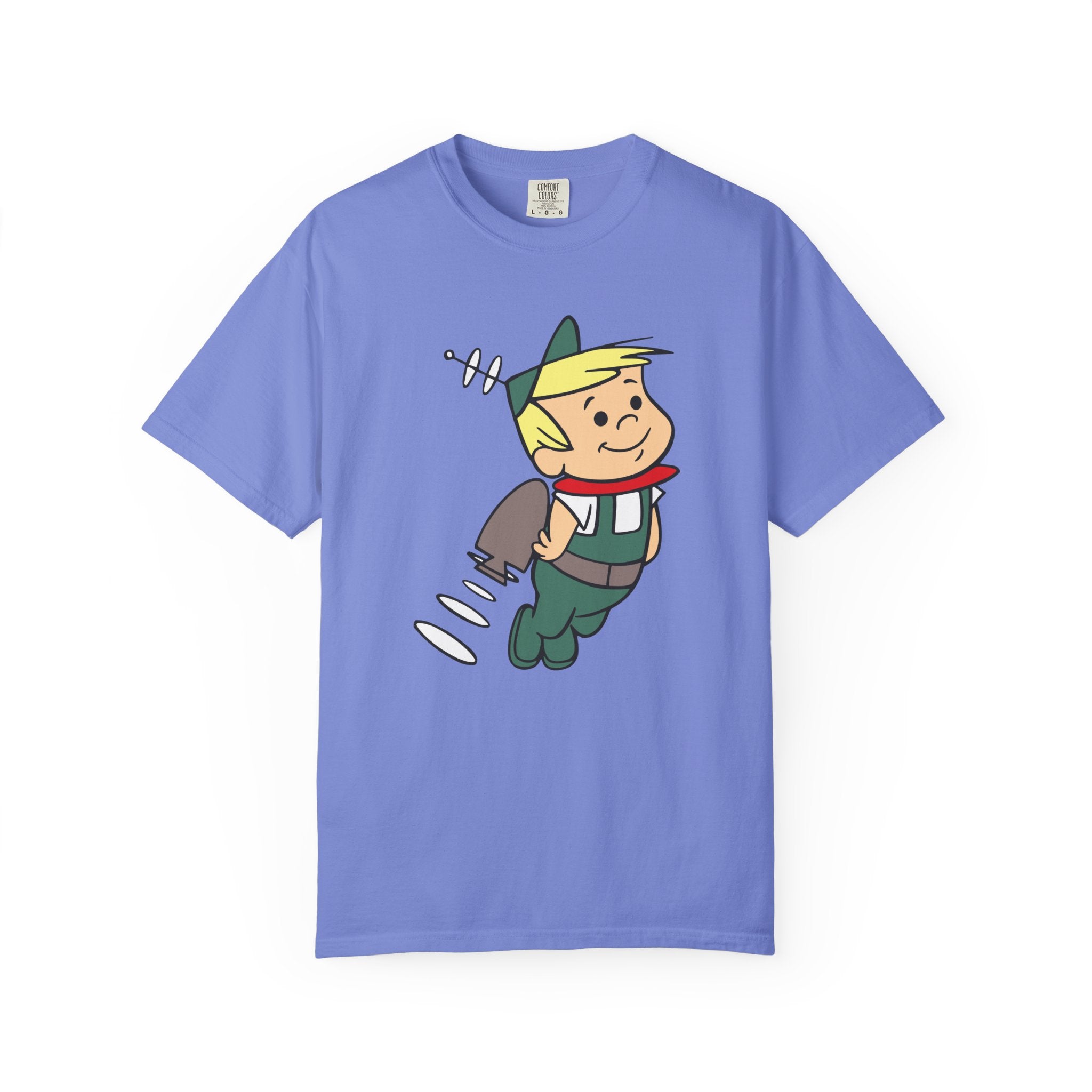 Retro Elroy Jetson Cartoon Tee — Vintage-Space Kid Rocket Graphic T-Shirt
