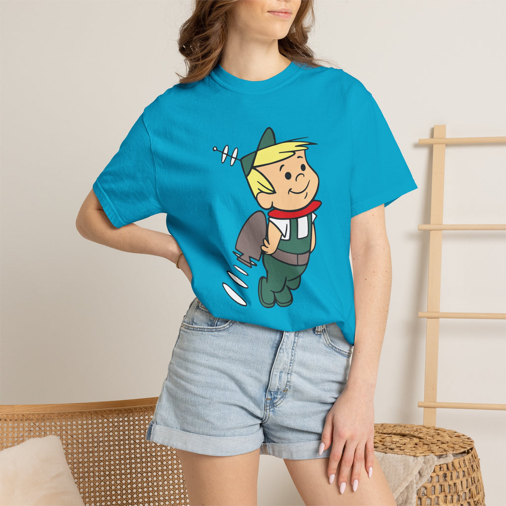 Retro Elroy Jetson Cartoon Tee — Vintage-Space Kid Rocket Graphic T-Shirt