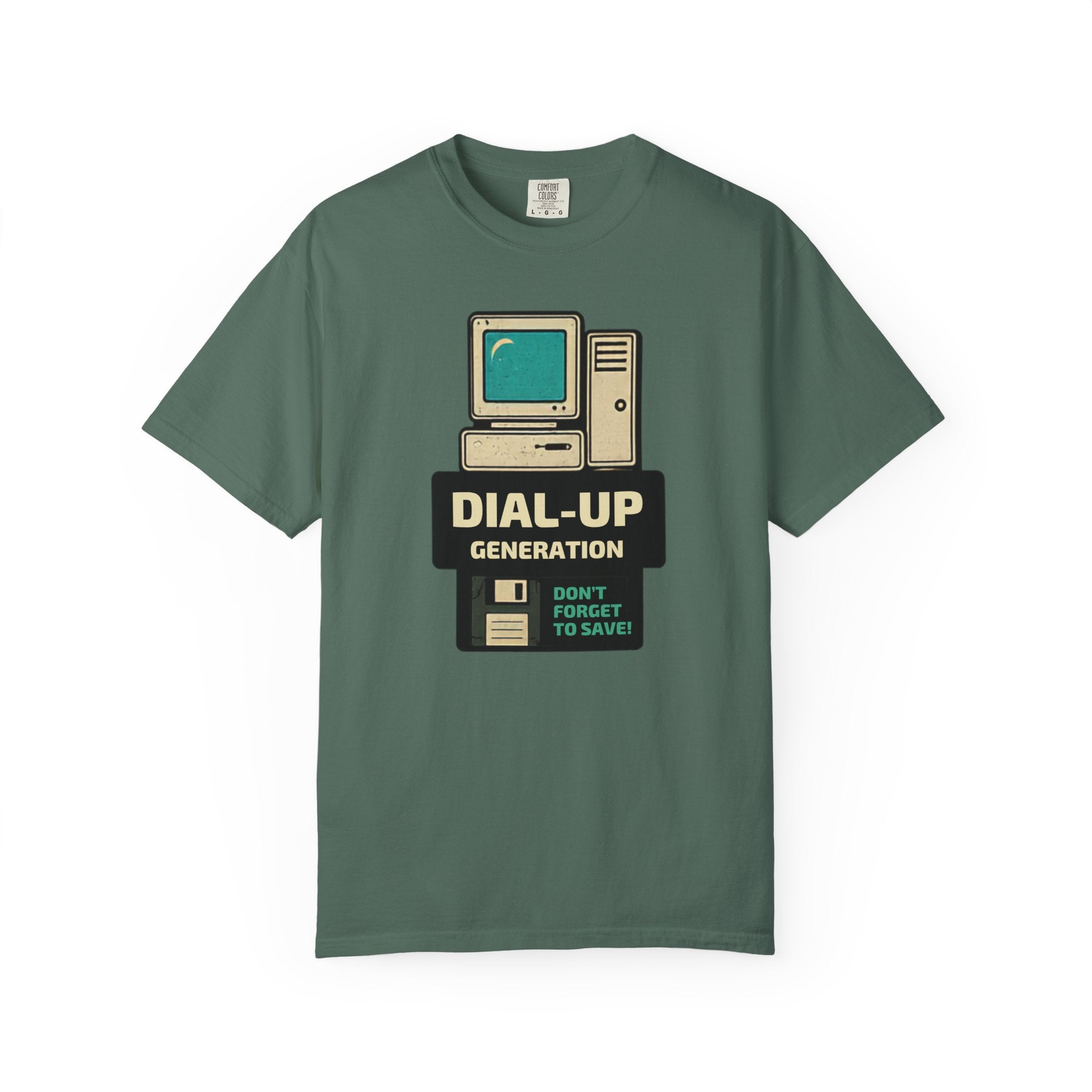 Dial-Up Generation T-Shirt — Retro Computer Vintage Tech Tee
