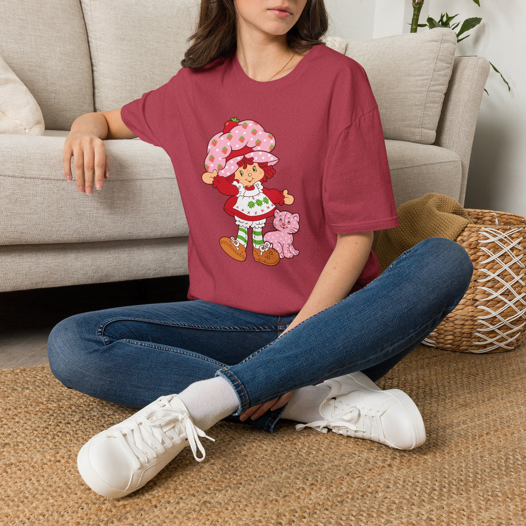 Strawberry Shortcake Graphic T-Shirt — Cute Retro Kids Character Tee
