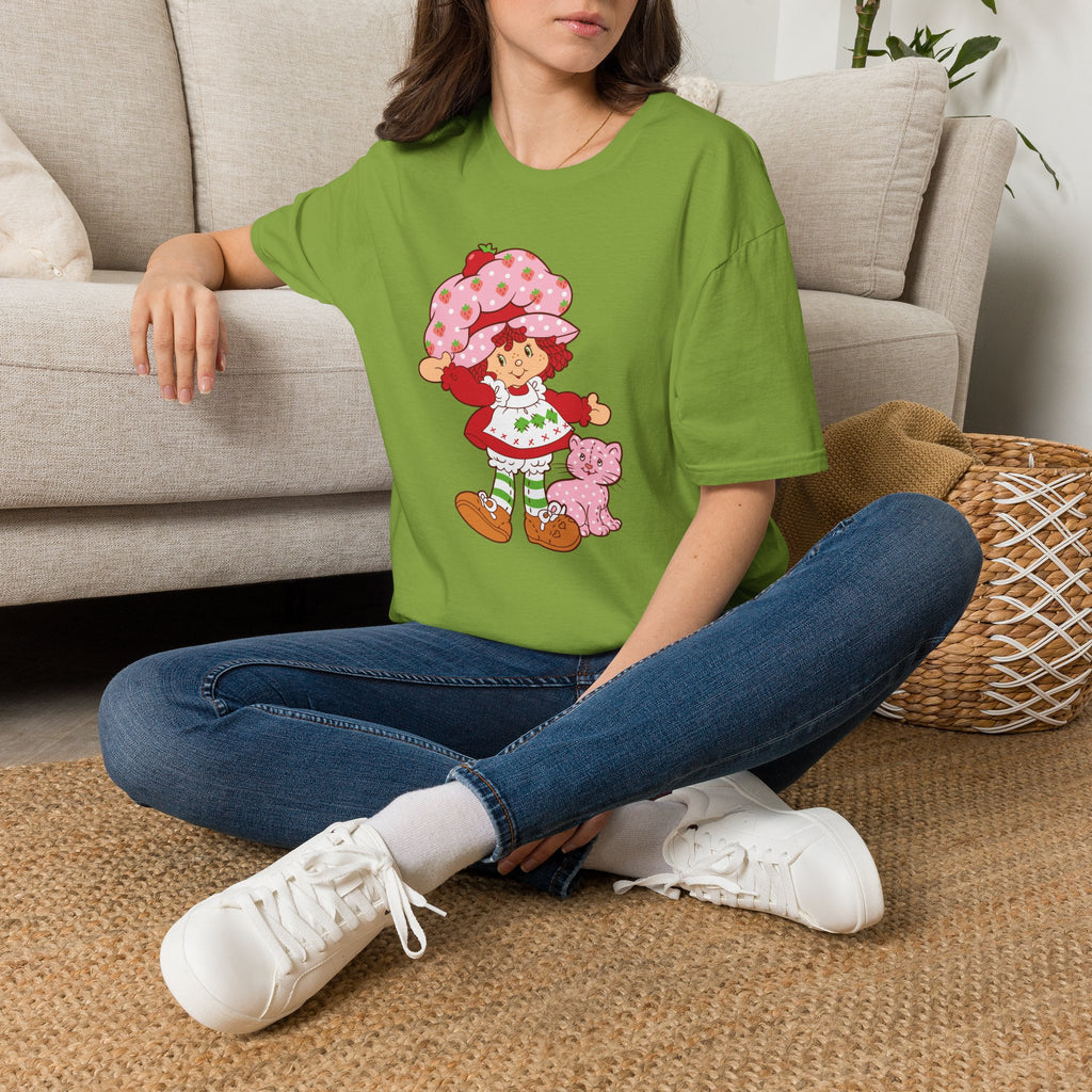 Strawberry Shortcake Graphic T-Shirt — Cute Retro Kids Character Tee