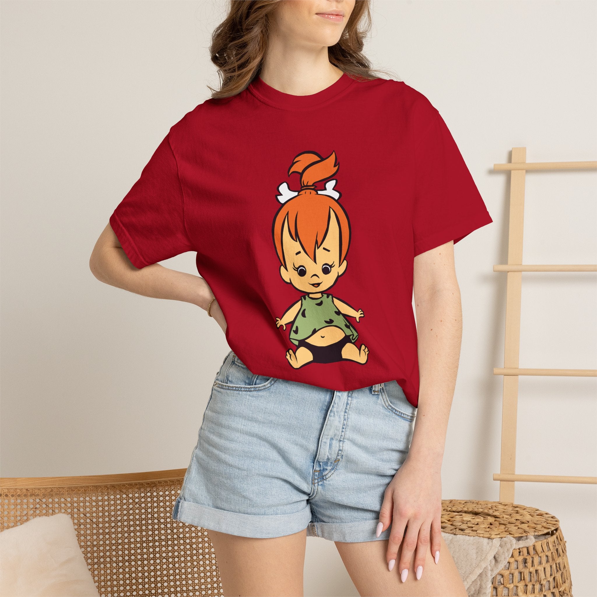 Flintstones Pebbles Baby Cartoon T-Shirt — Retro Animated Character Tee