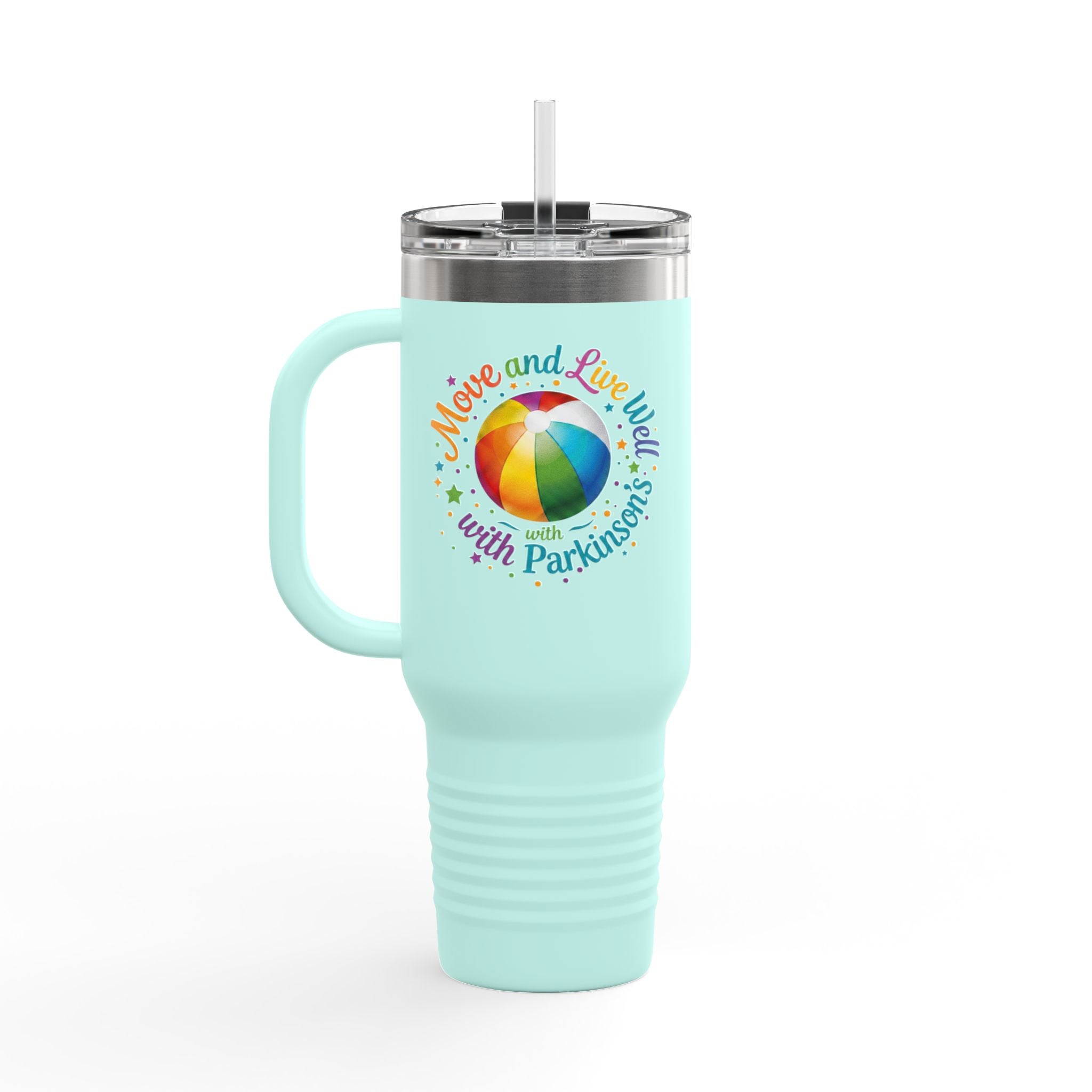 Move Live Well Parkinsons  Debra Insulated Travel Mug, 40oz