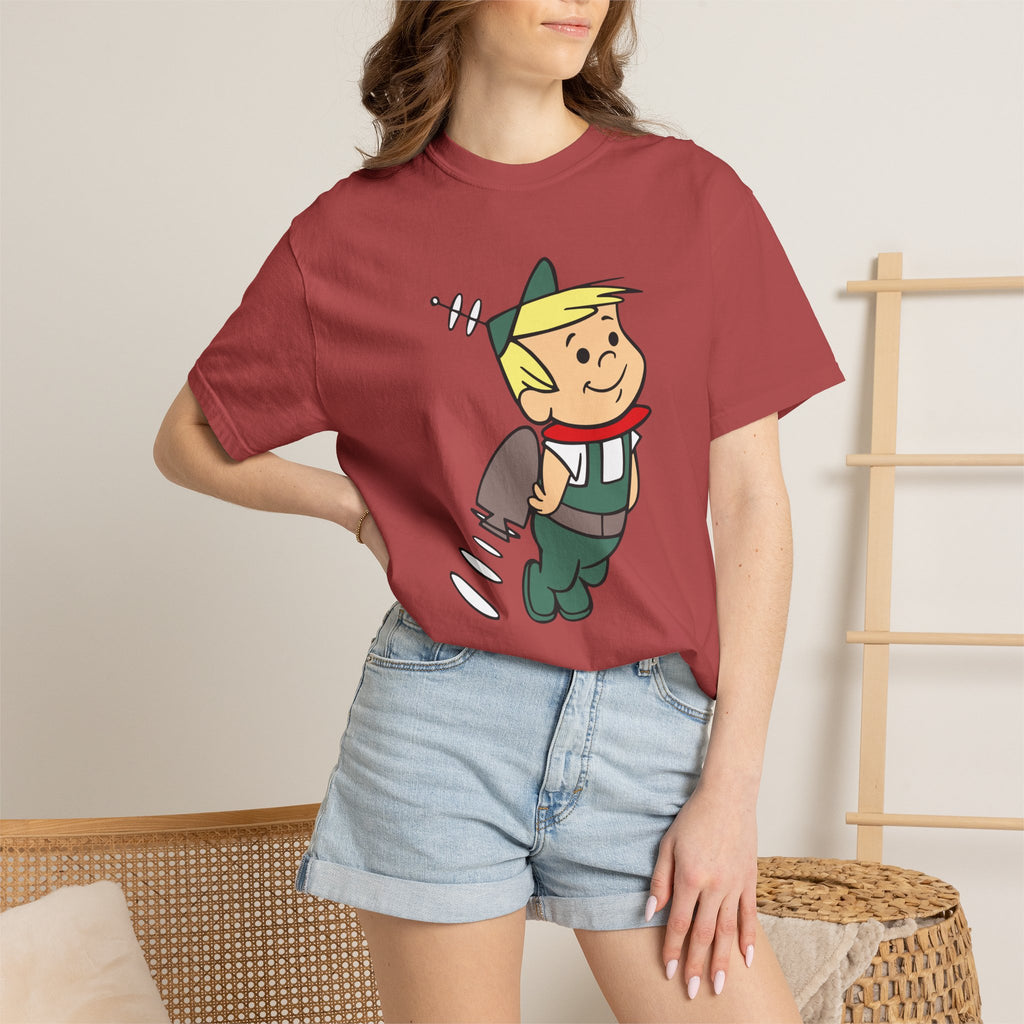 Retro Elroy Jetson Cartoon Tee — Vintage-Space Kid Rocket Graphic T-Shirt