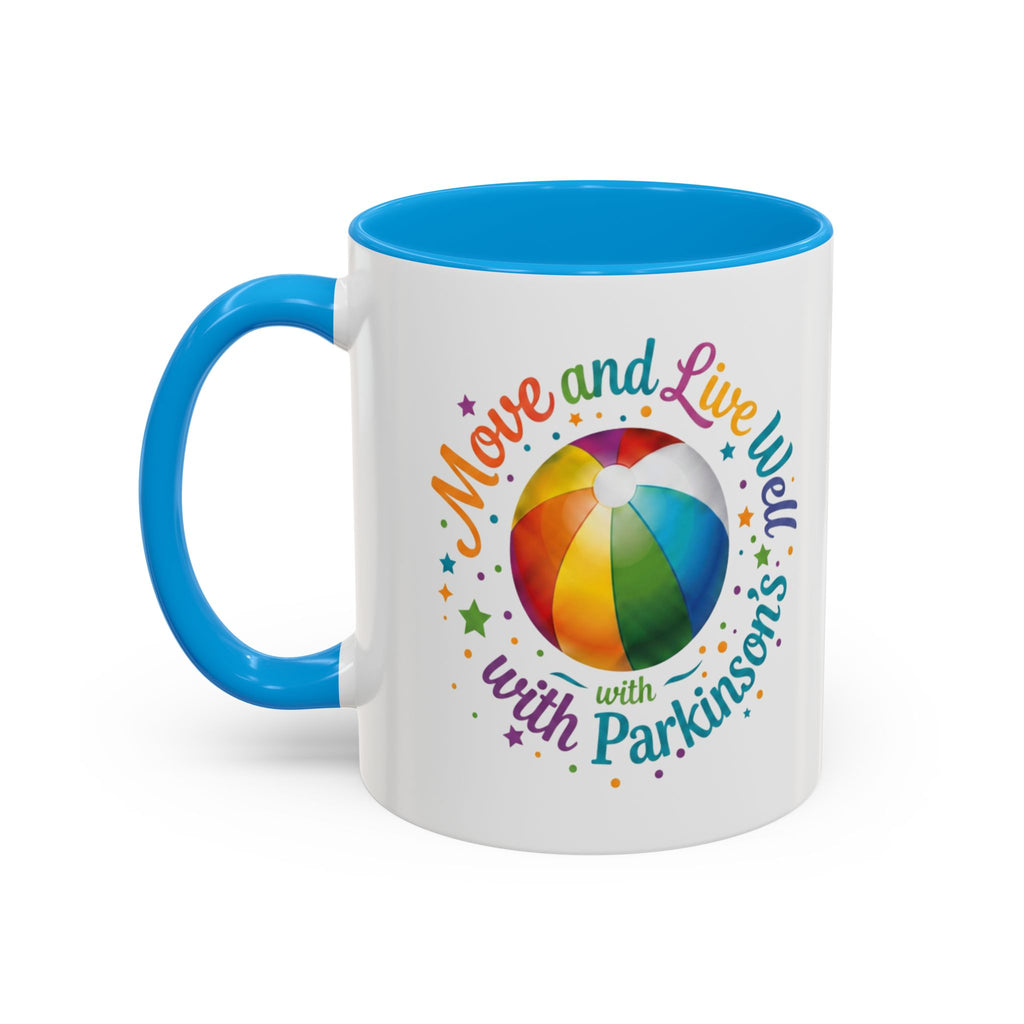Move Live Well Parkinsons Debra Colorful Mugs (11oz, 15oz)