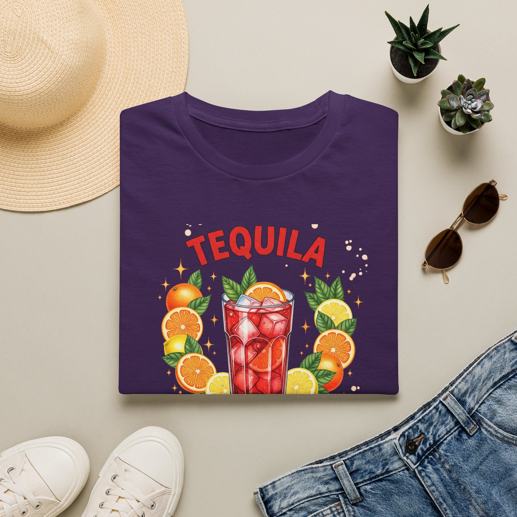 Tequila Cocktail T-Shirt — "Tequila: Cheaper Than Therapy" Graphic Tee