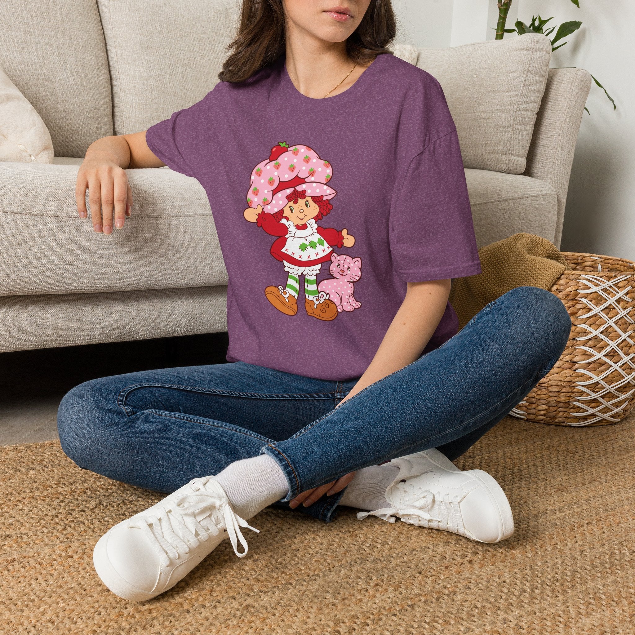 Strawberry Shortcake Graphic T-Shirt — Cute Retro Kids Character Tee