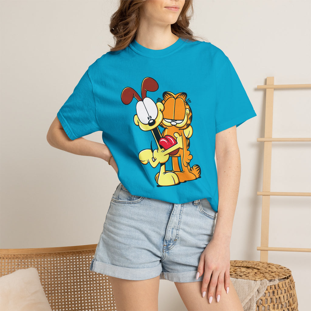 Garfield & Odie Hug Graphic T-Shirt