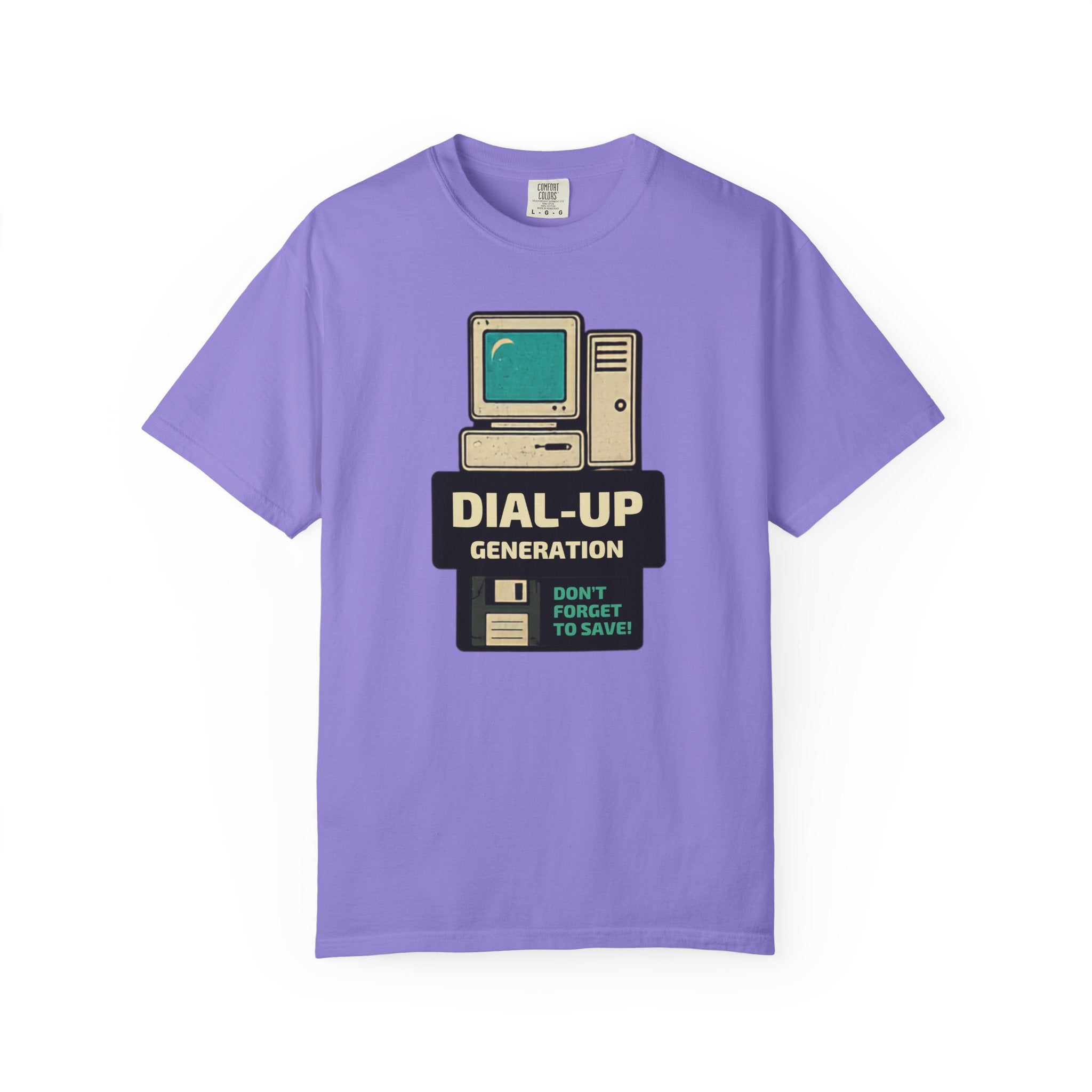 Dial-Up Generation T-Shirt — Retro Computer Vintage Tech Tee
