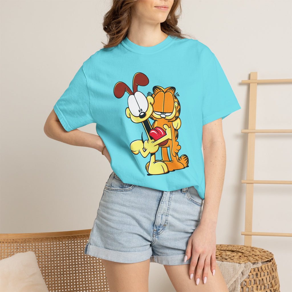 Garfield & Odie Hug Graphic T-Shirt