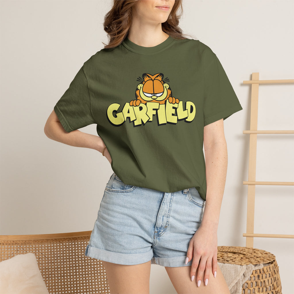 Garfield Graphic T-Shirt — Classic Cartoon Logo Tee