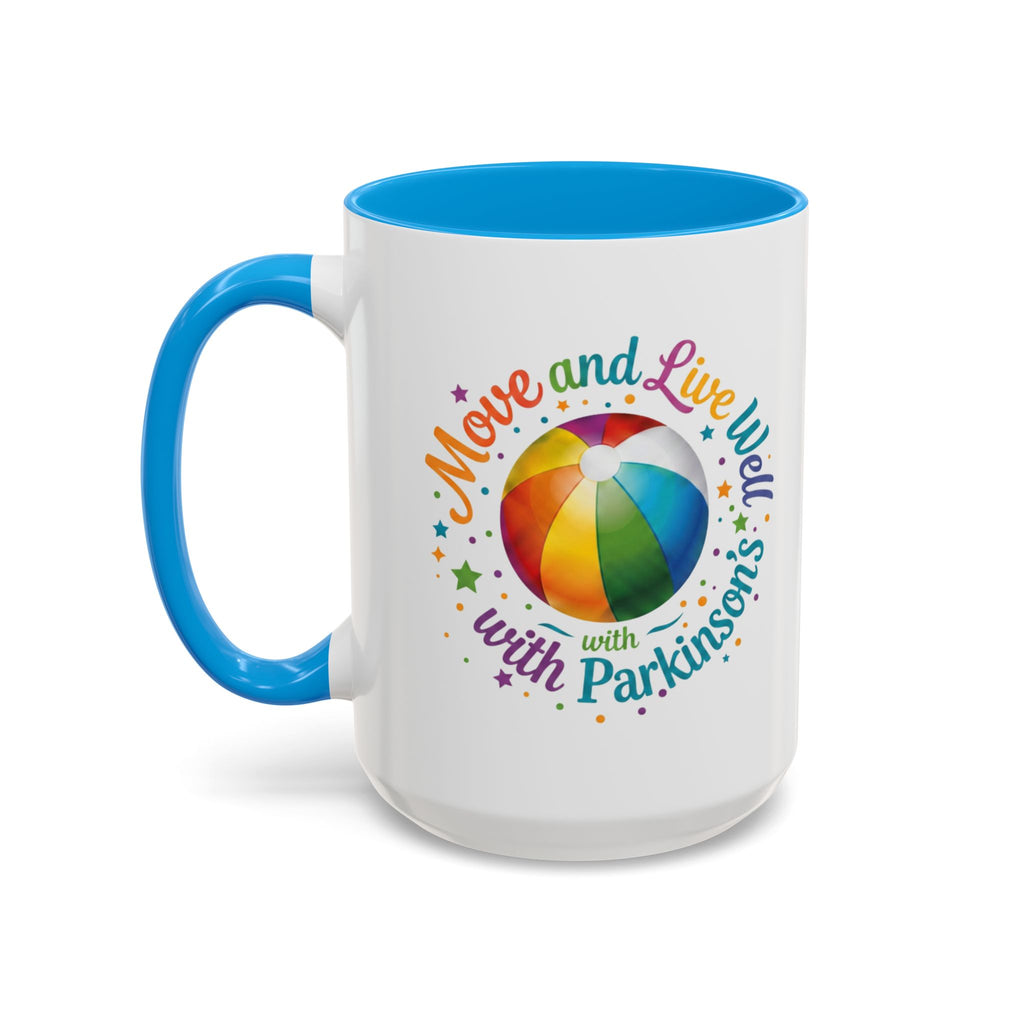 Move Live Well Parkinsons Debra Colorful Mugs (11oz, 15oz)