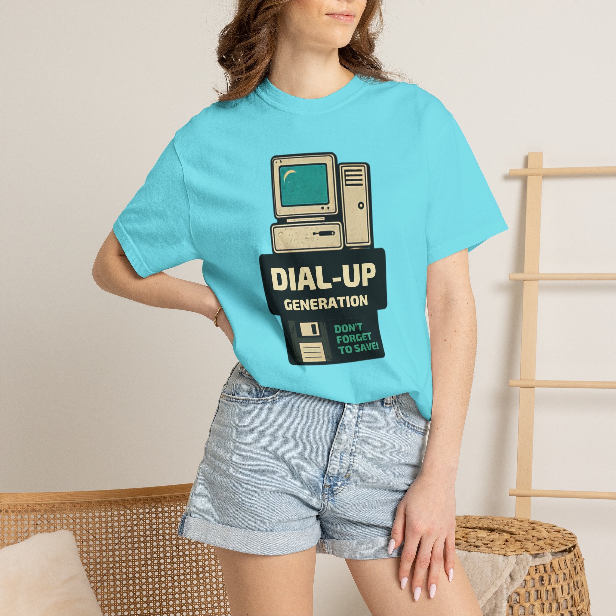 Dial-Up Generation T-Shirt — Retro Computer Vintage Tech Tee