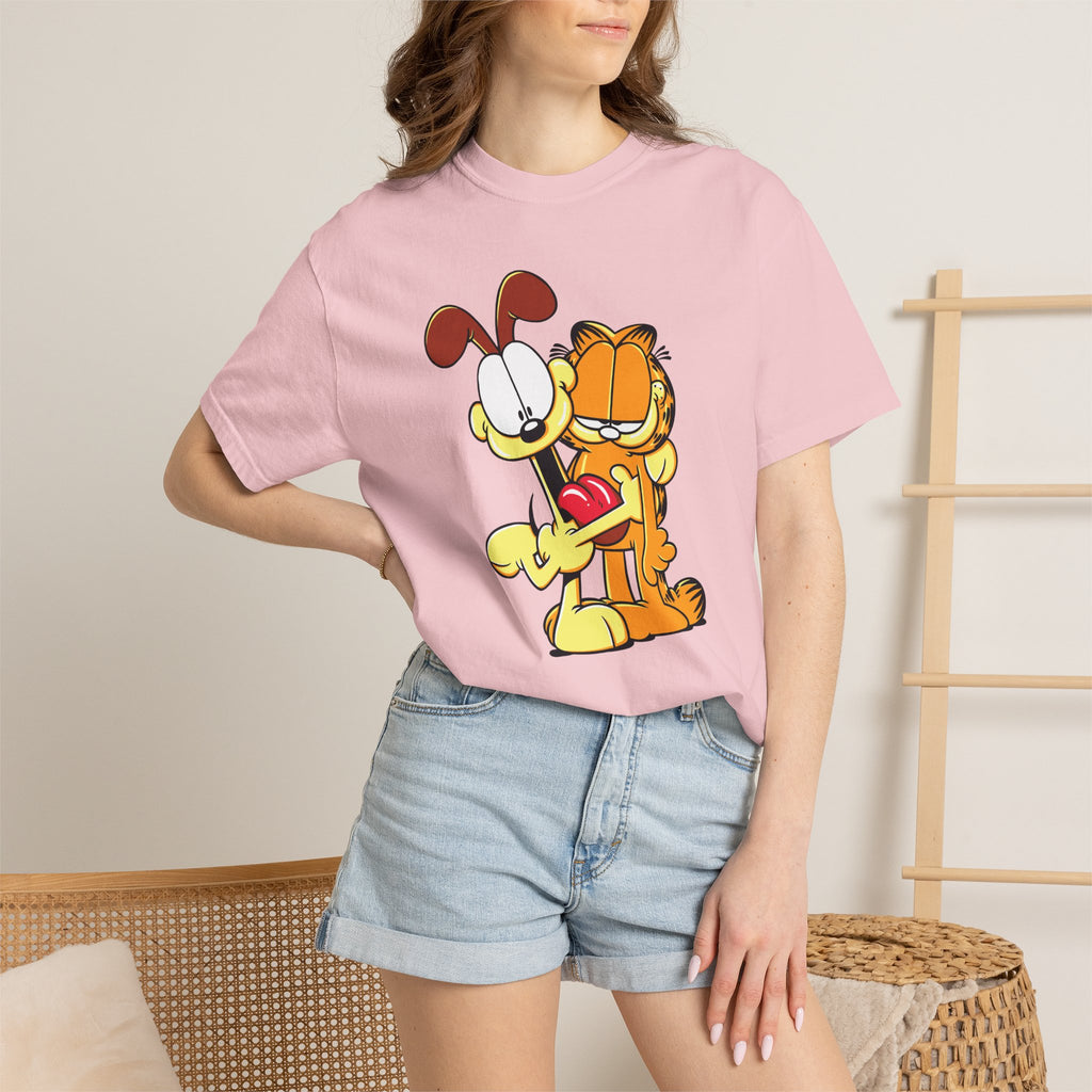 Garfield & Odie Hug Graphic T-Shirt