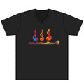 V-Neck T – "Shake, Rattle and Throw" Parkinsons Debra