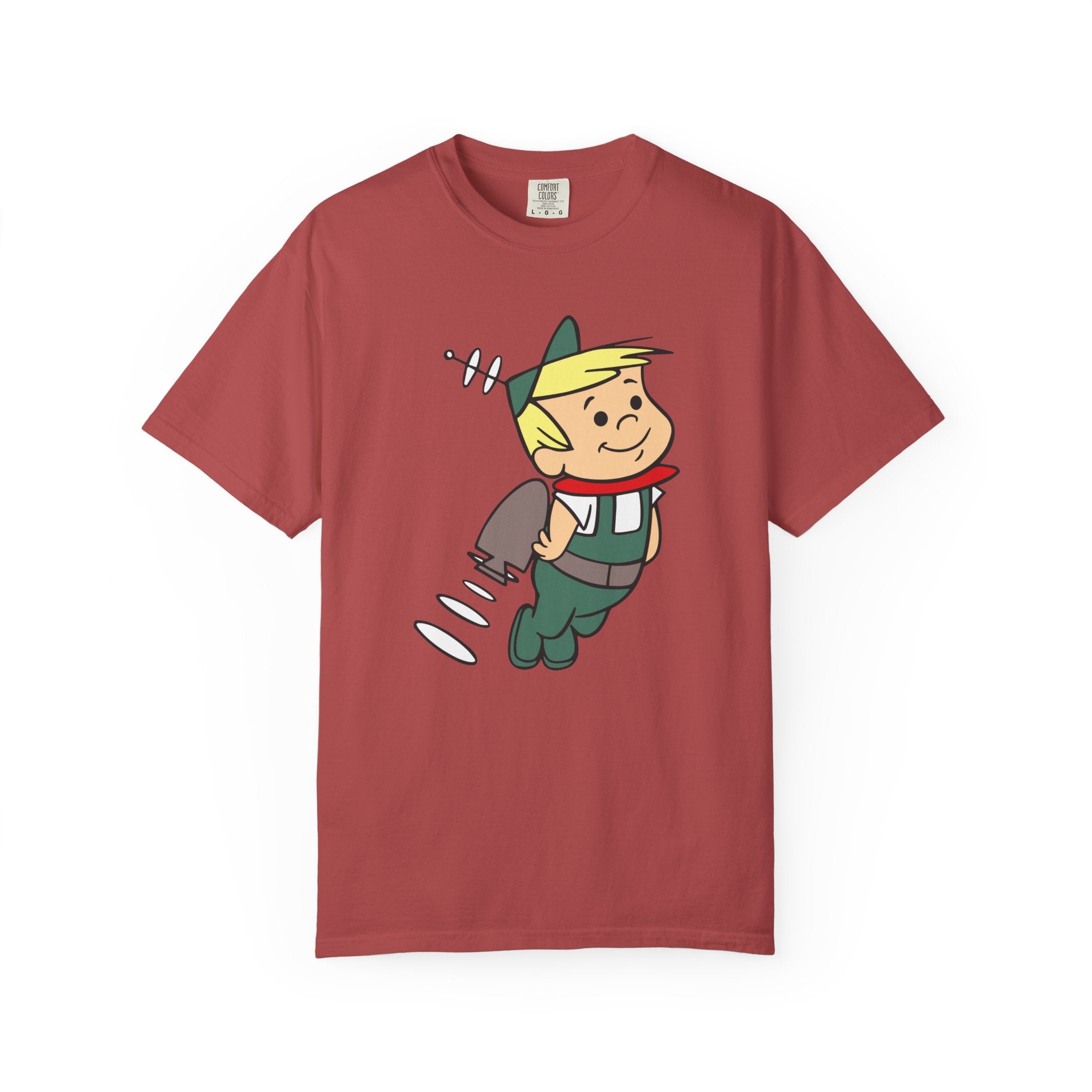 Retro Elroy Jetson Cartoon Tee — Vintage-Space Kid Rocket Graphic T-Shirt