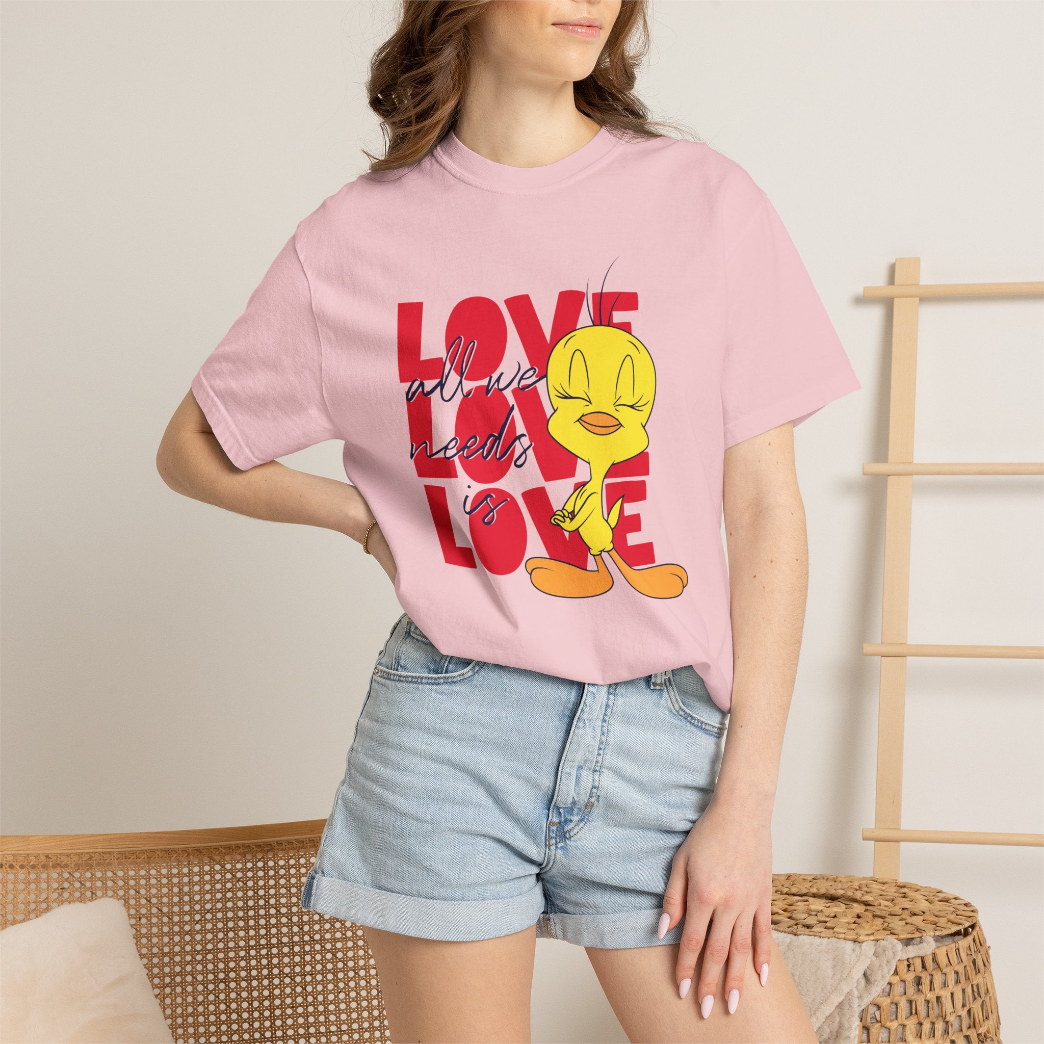 Tweety 'Love' Graphic T-Shirt — Cute Cartoon Valentine Tee