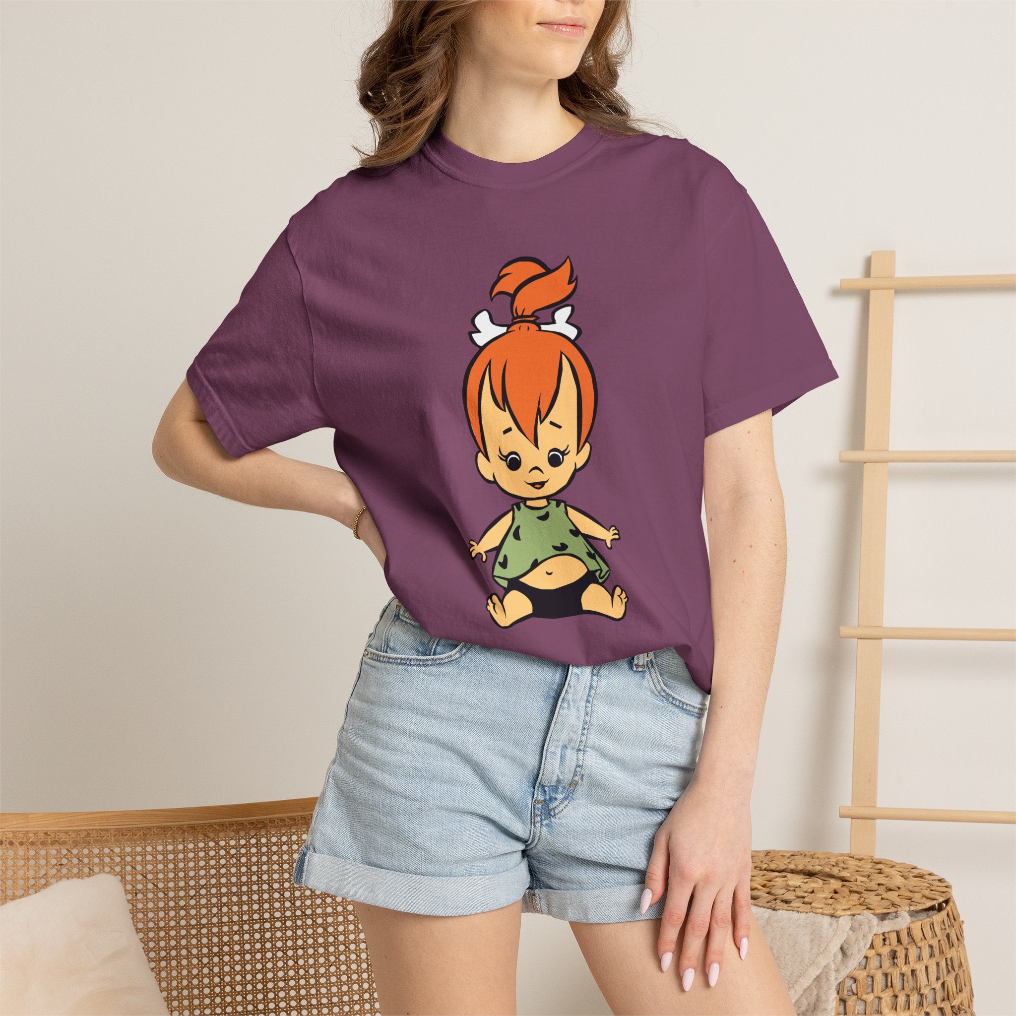 Flintstones Pebbles Baby Cartoon T-Shirt — Retro Animated Character Tee