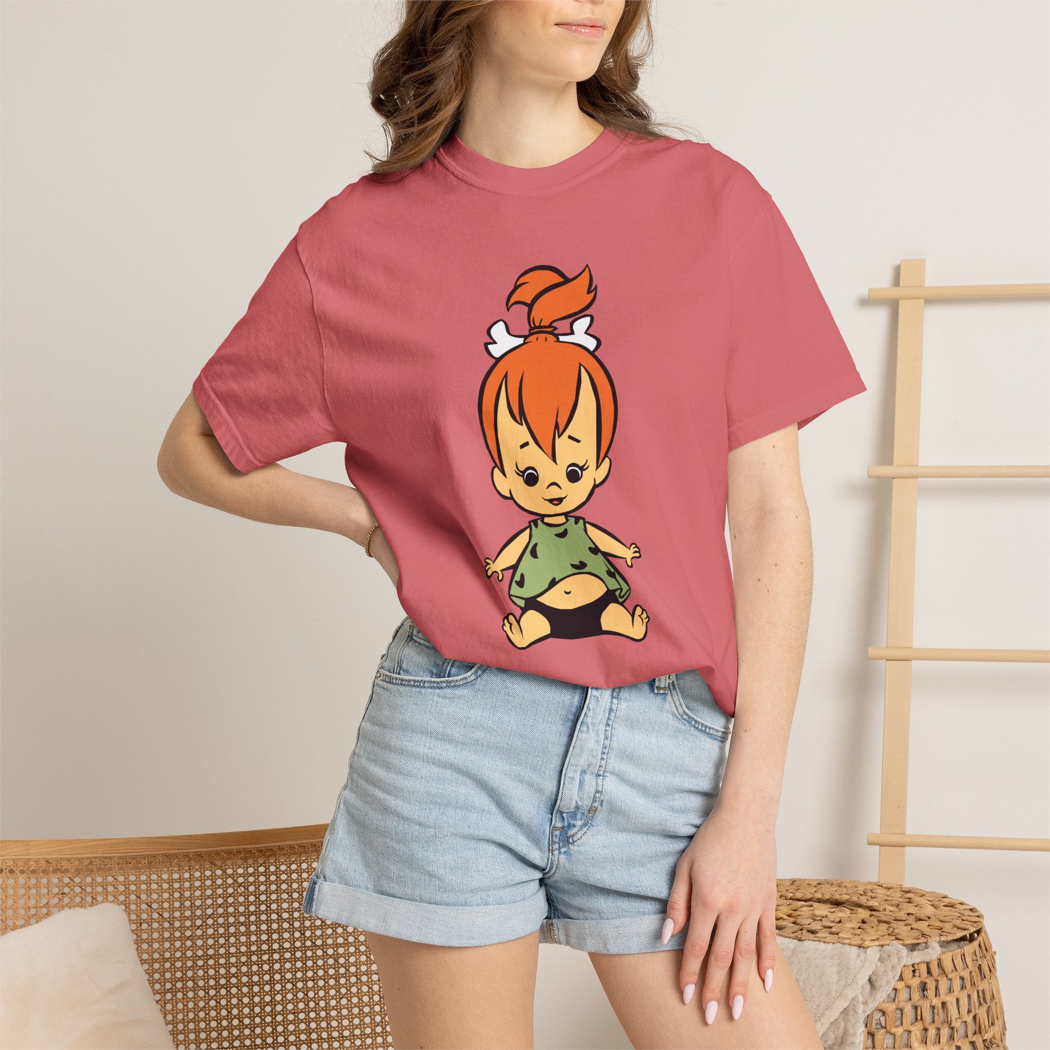 Flintstones Pebbles Baby Cartoon T-Shirt — Retro Animated Character Tee