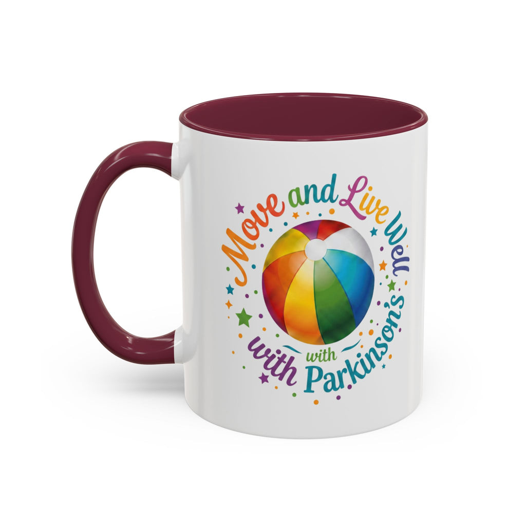 Move Live Well Parkinsons Debra Colorful Mugs (11oz, 15oz)