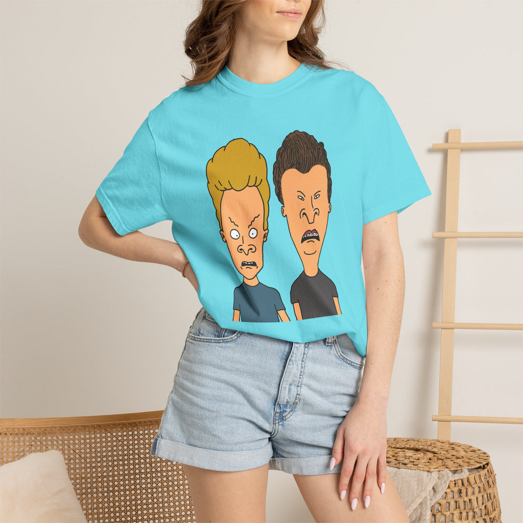 Beevis Butthead Graphic Iconic Cartoon Duo Face