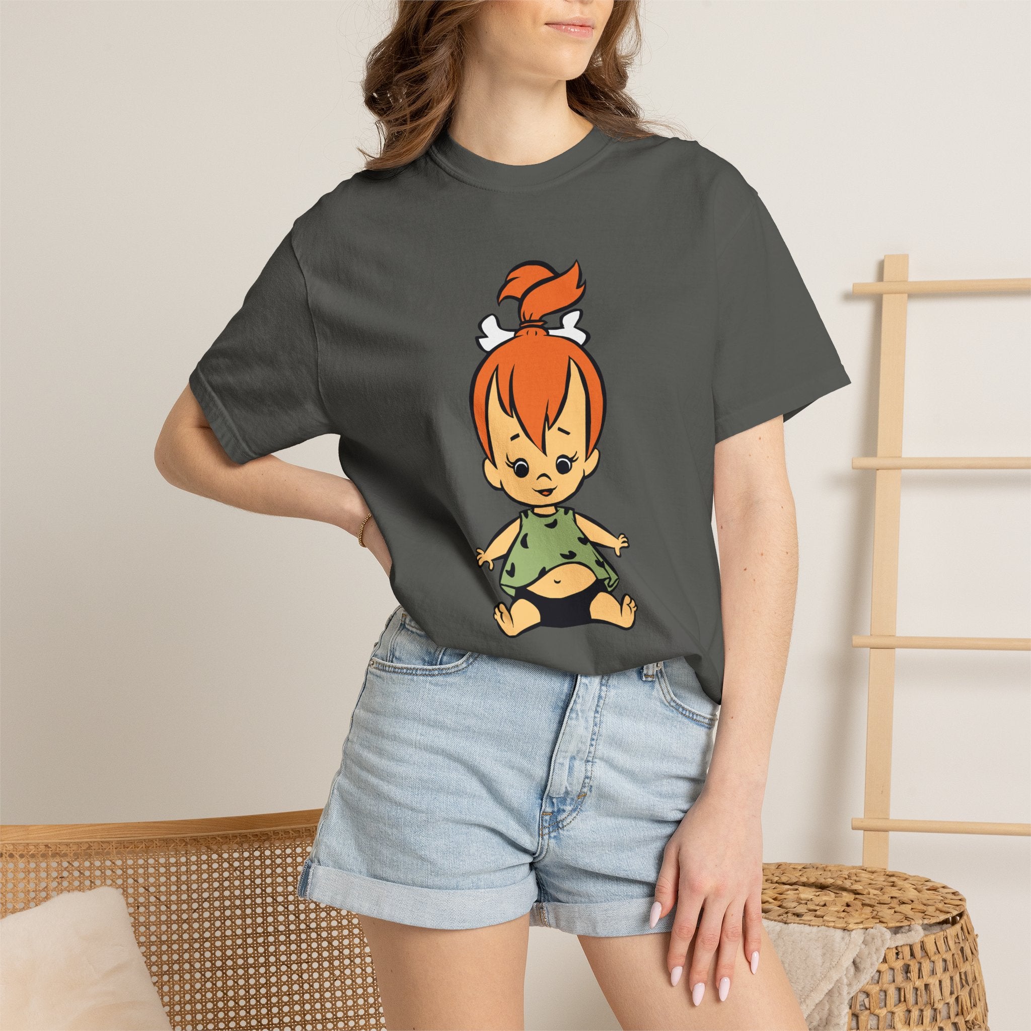 Flintstones Pebbles Baby Cartoon T-Shirt — Retro Animated Character Tee