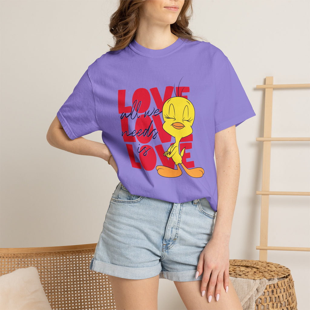 Tweety 'Love' Graphic T-Shirt — Cute Cartoon Valentine Tee