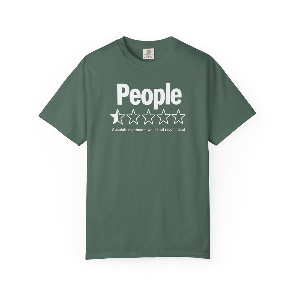 People 1-Star Rating T-Shirt — Funny Anti-Social Graphic Tee