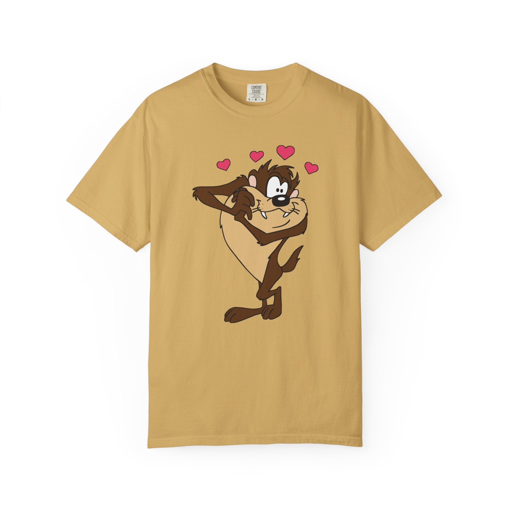 TAZ LOVE Tasmanian Devil Hug Design (Hearts) cartoon