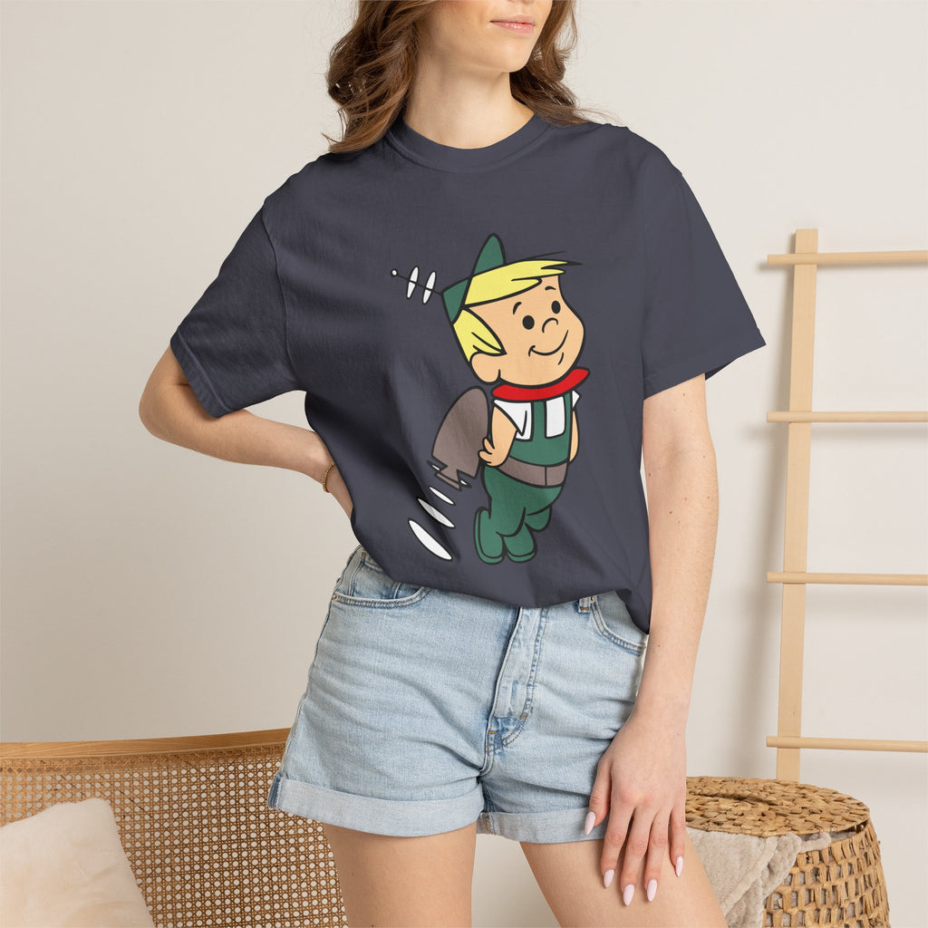 Retro Elroy Jetson Cartoon Tee — Vintage-Space Kid Rocket Graphic T-Shirt