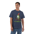 Frog on Bike T-Shirt — “Off to Cause Kerfuffle” Cute Whimsical Graphic Tee
