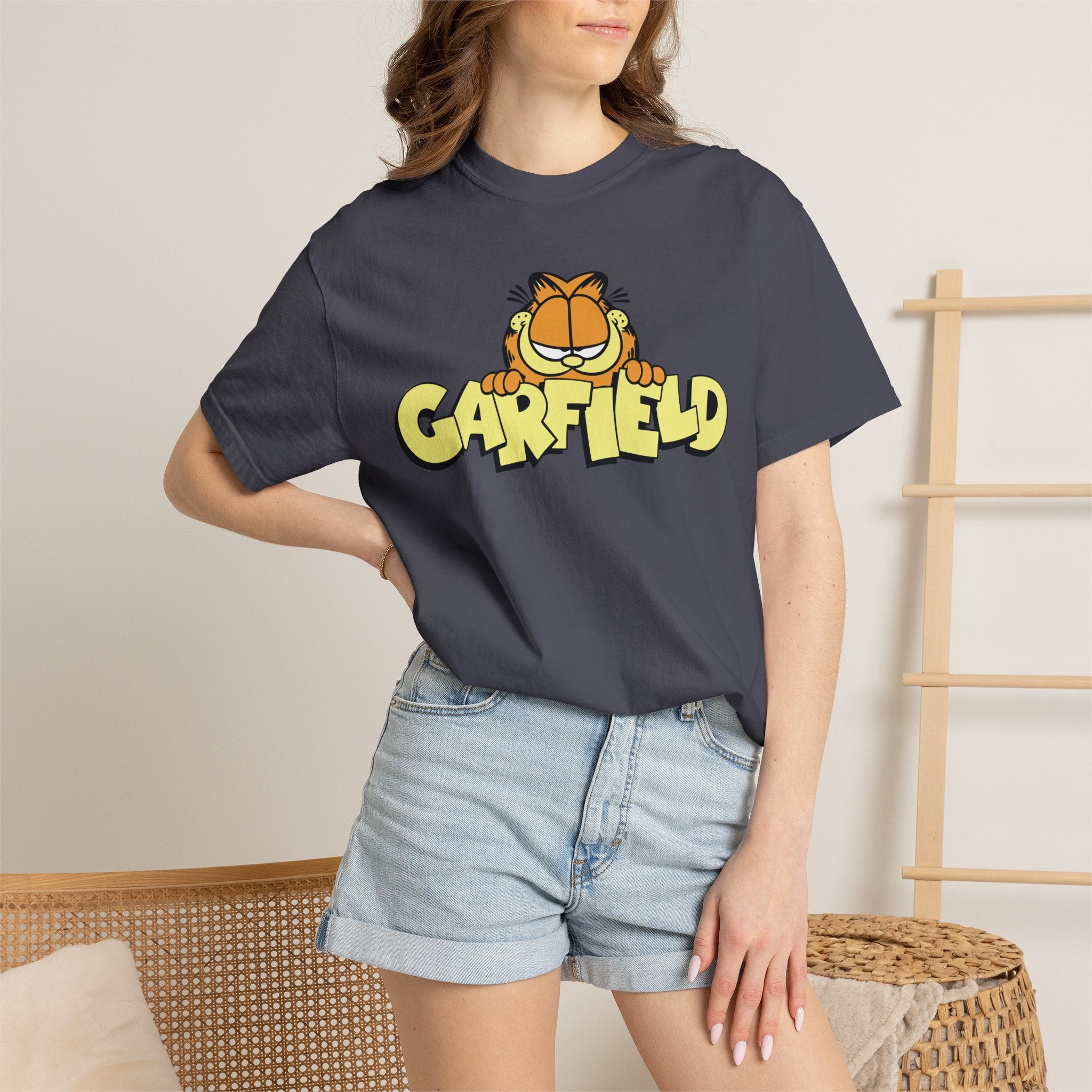Garfield Graphic T-Shirt — Classic Cartoon Logo Tee