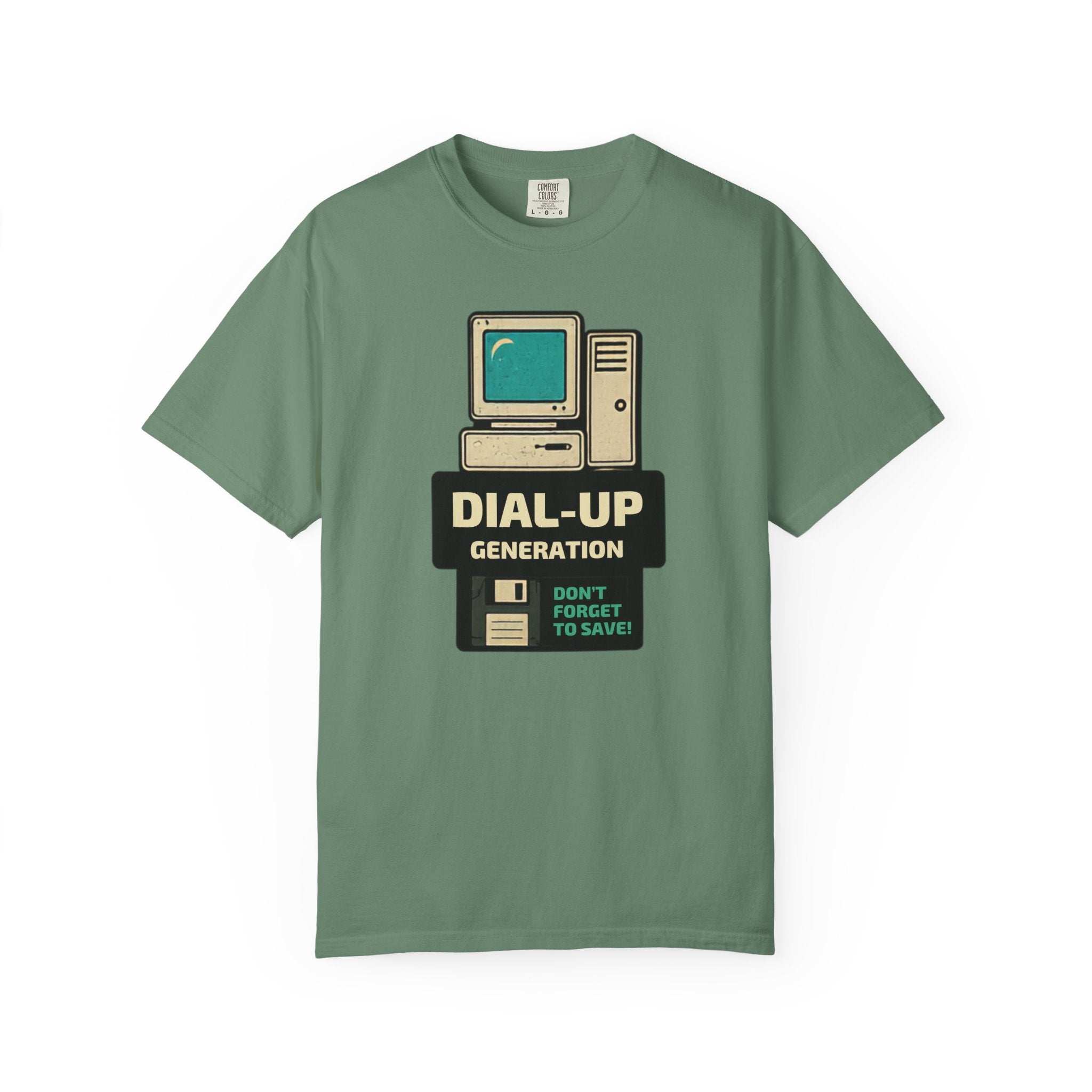Dial-Up Generation T-Shirt — Retro Computer Vintage Tech Tee