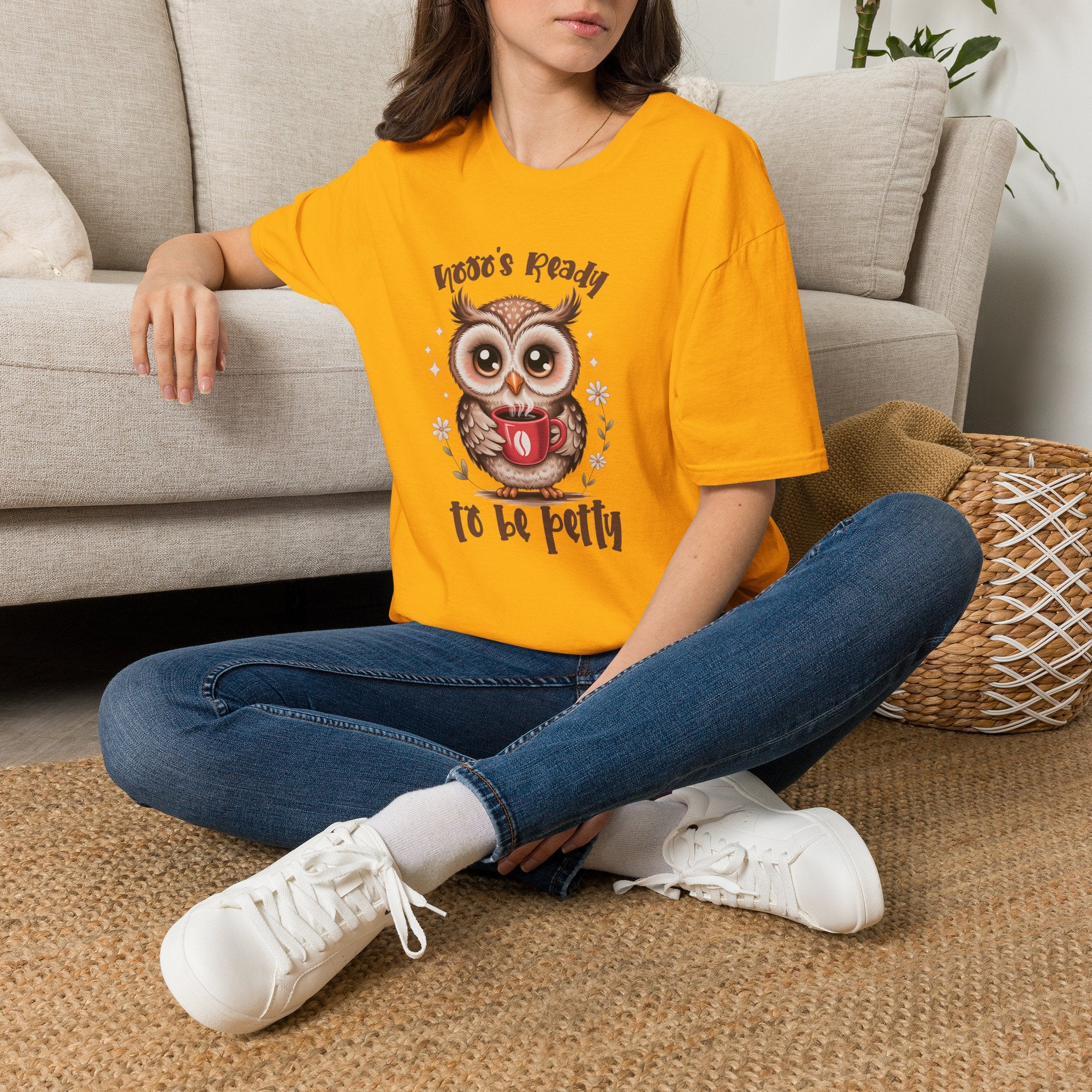 Owl ’Hoo's Ready to Be Petty’ T‑Shirt