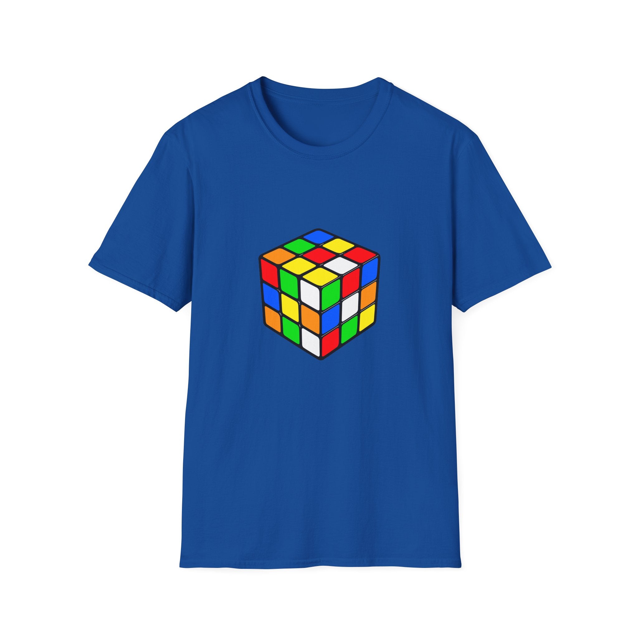 Rubiks Cube Graphic T-Shirt — Retro Puzzle Tee for Gamers & Brain-Game Fans