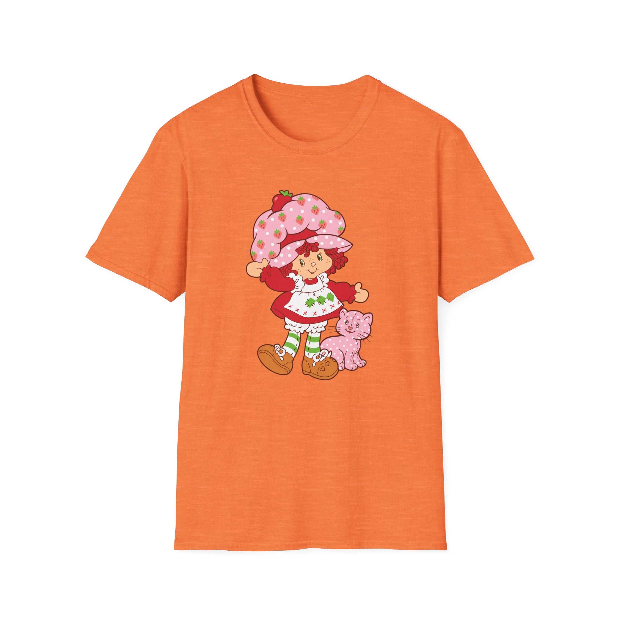 Strawberry Shortcake Graphic T-Shirt — Cute Retro Kids Character Tee