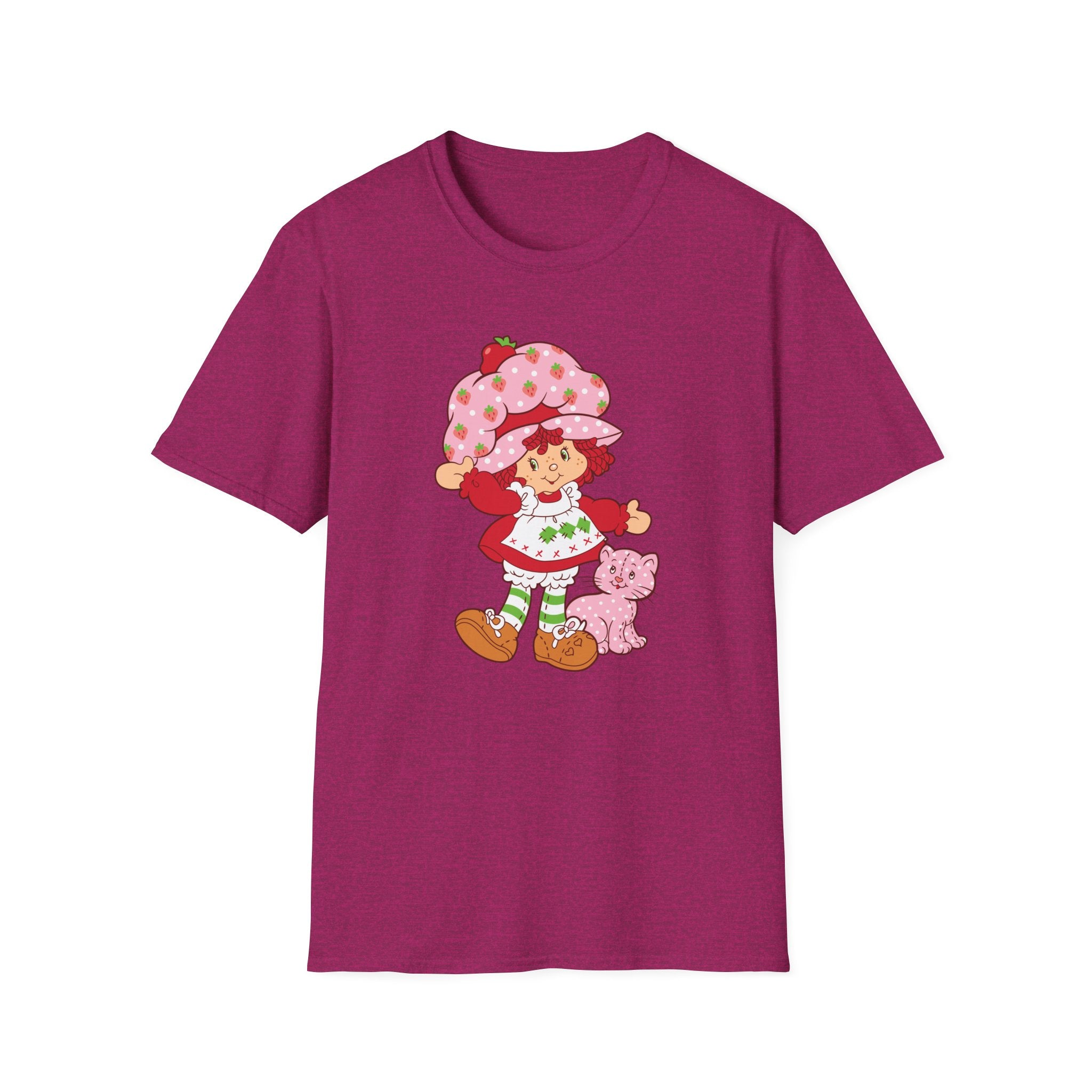 Strawberry Shortcake Graphic T-Shirt — Cute Retro Kids Character Tee