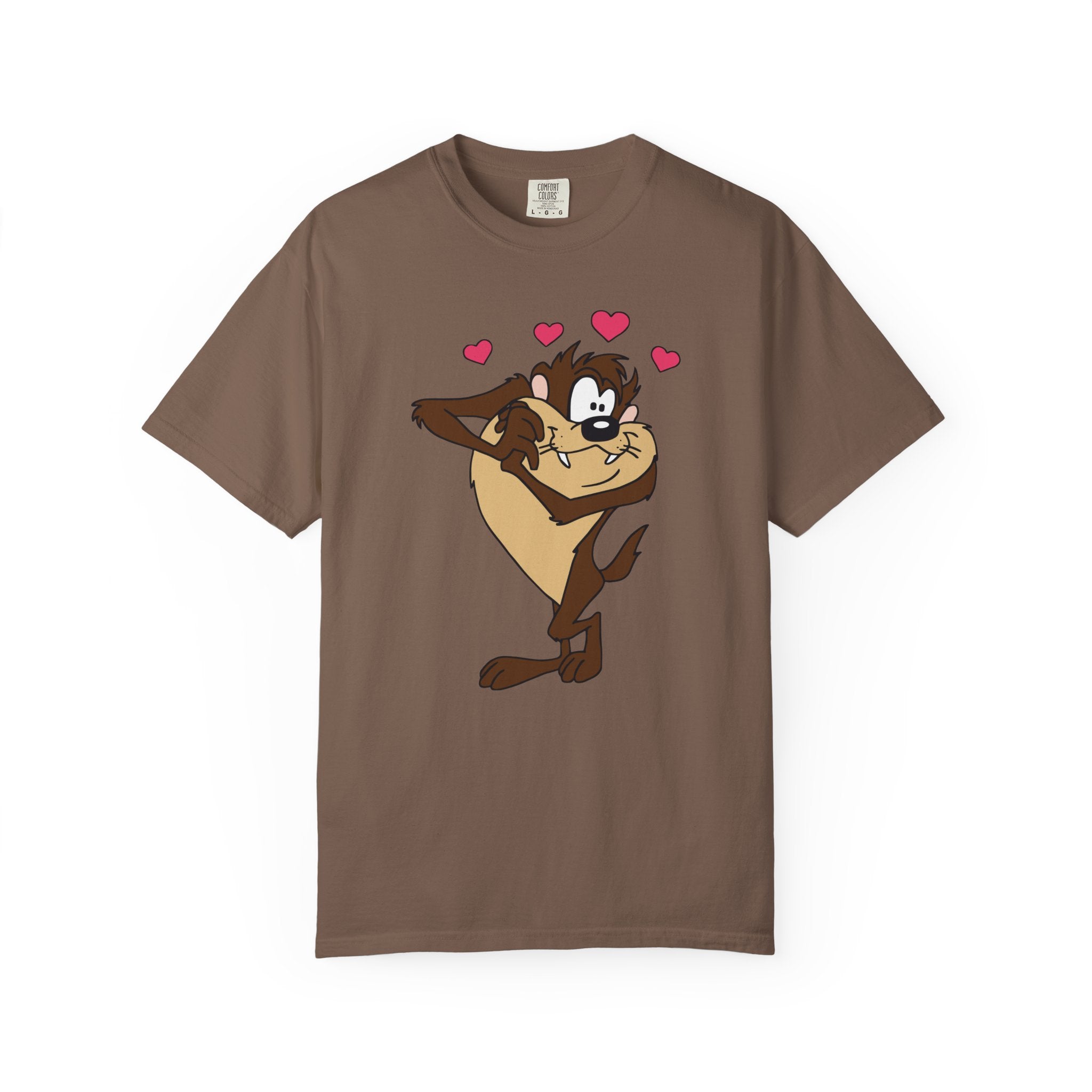 TAZ LOVE Tasmanian Devil Hug Design (Hearts) cartoon