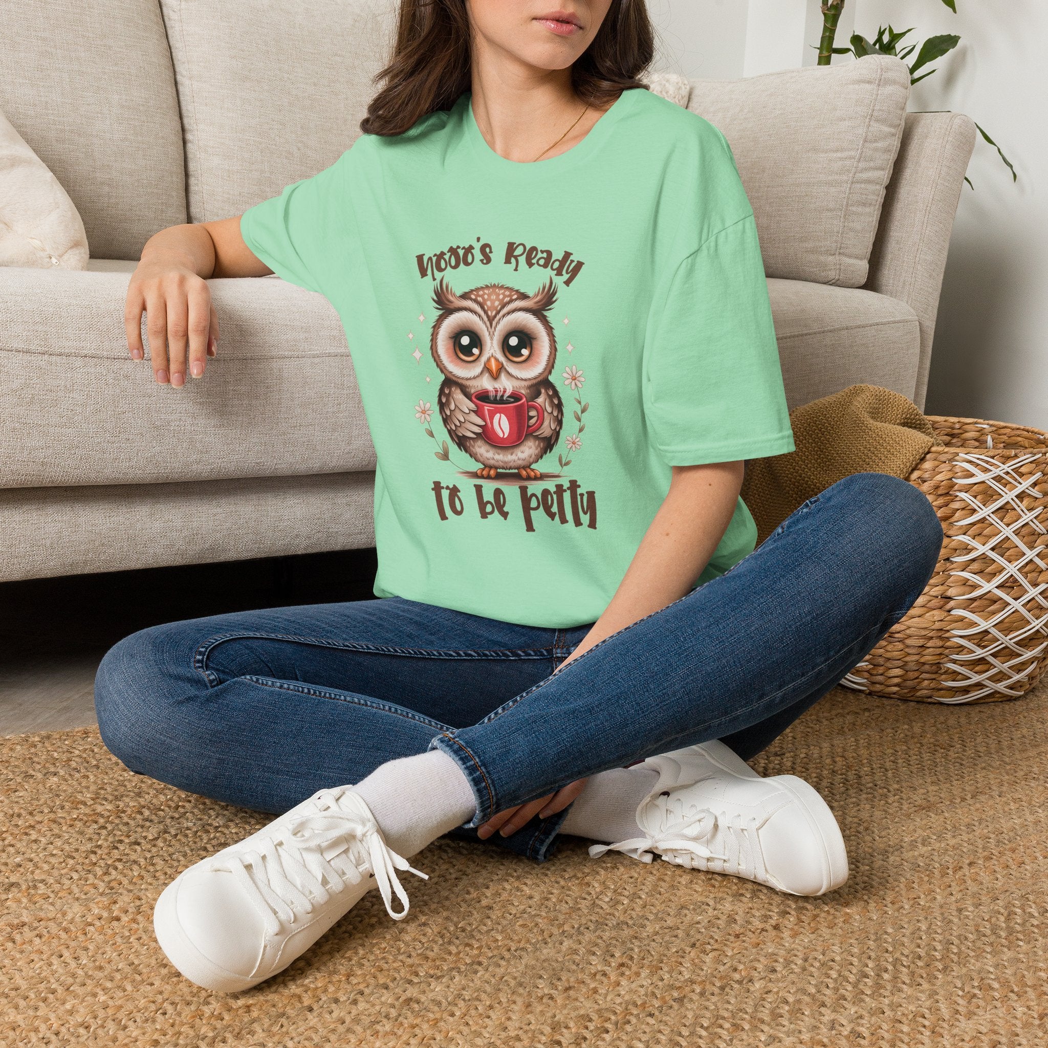 Owl ’Hoo's Ready to Be Petty’ T‑Shirt
