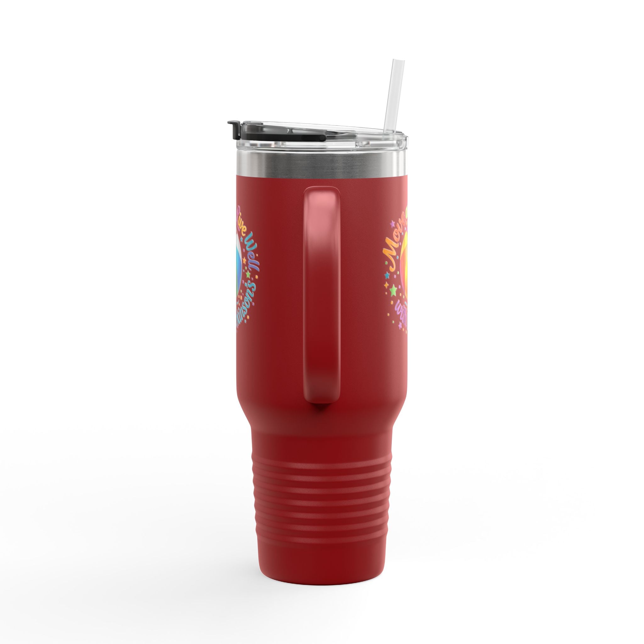 Move Live Well Parkinsons  Debra Insulated Travel Mug, 40oz