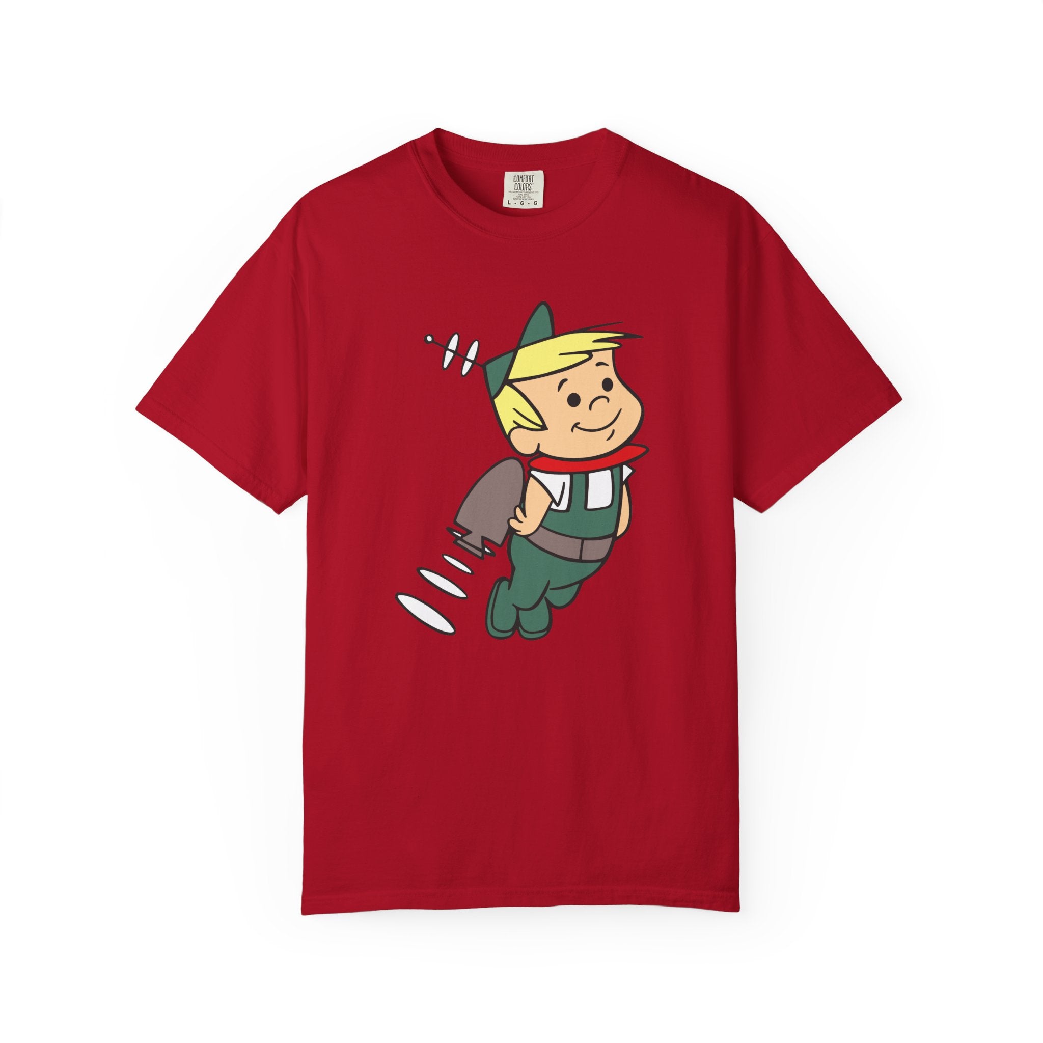 Retro Elroy Jetson Cartoon Tee — Vintage-Space Kid Rocket Graphic T-Shirt
