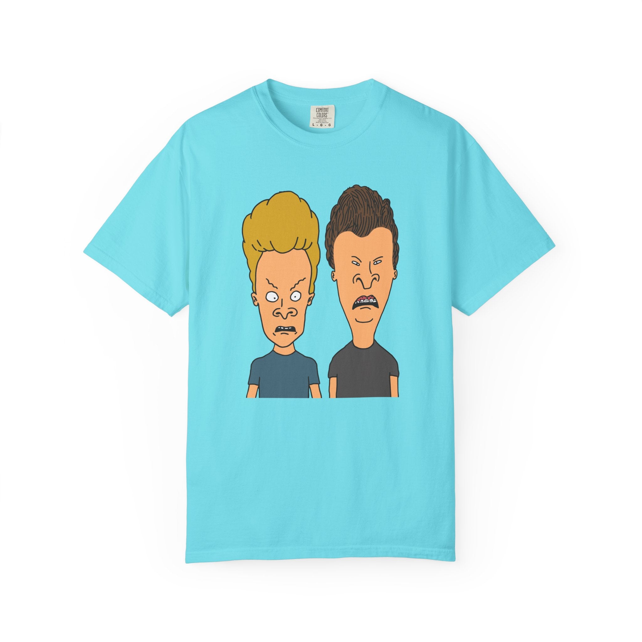 Beevis Butthead Graphic Iconic Cartoon Duo Face