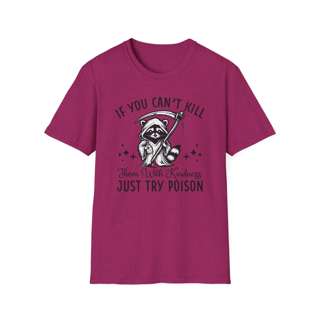 If You Can’t Kill Raccoon Tee — Funny Grim Reaper Graphic T-Shirt
